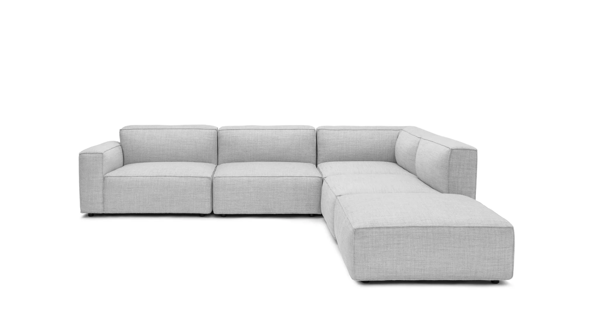 Baker Large Corner Sofa With Ottoman - Diamond - Image 13