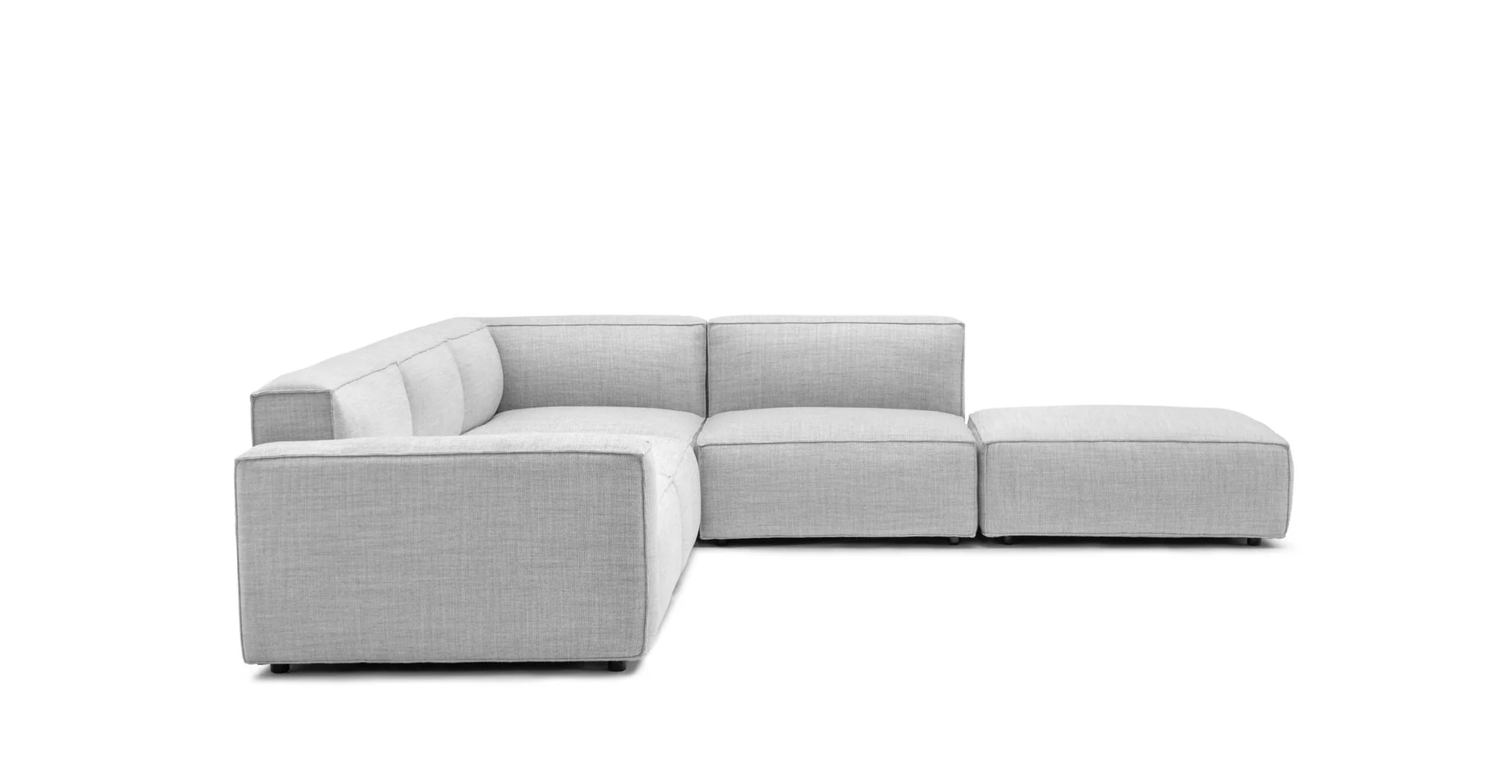 Baker Large Corner Sofa With Ottoman - Diamond - Image 14