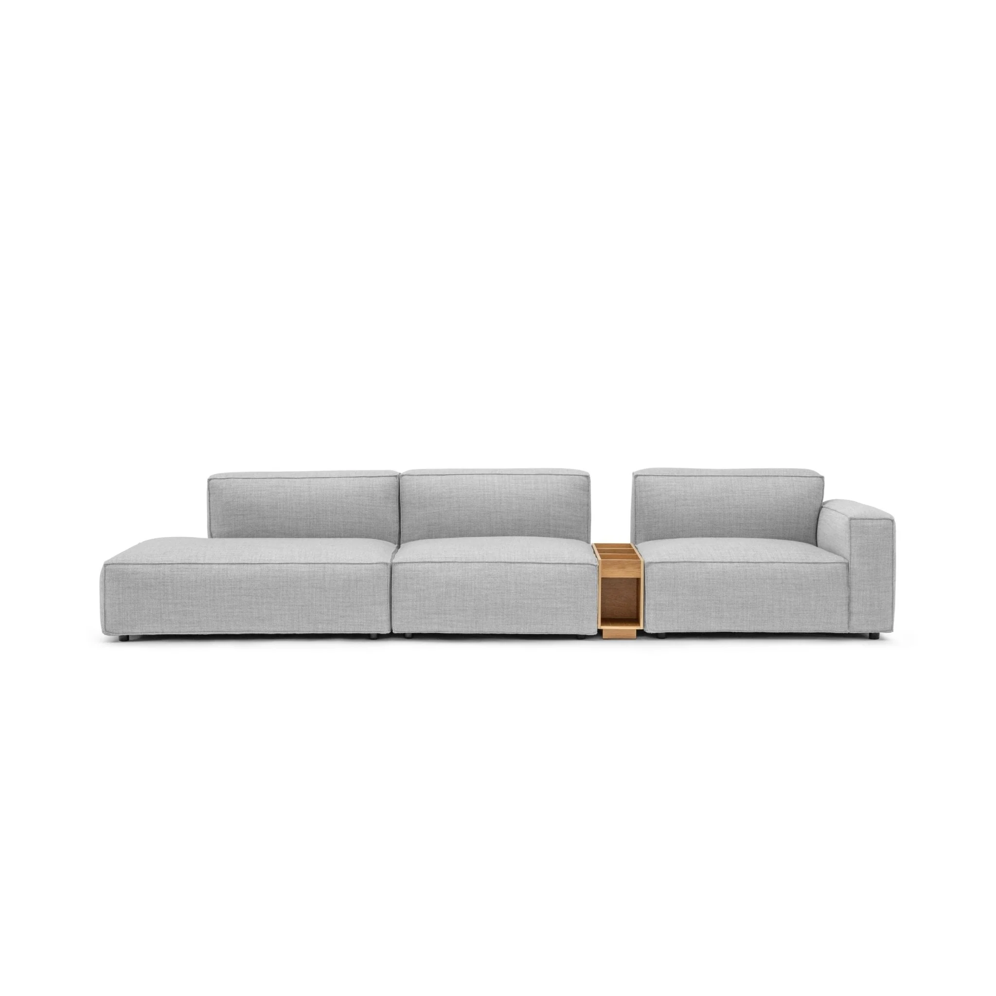 Baker Large Open End Sofa With Storage Table - Diamond - Image 7