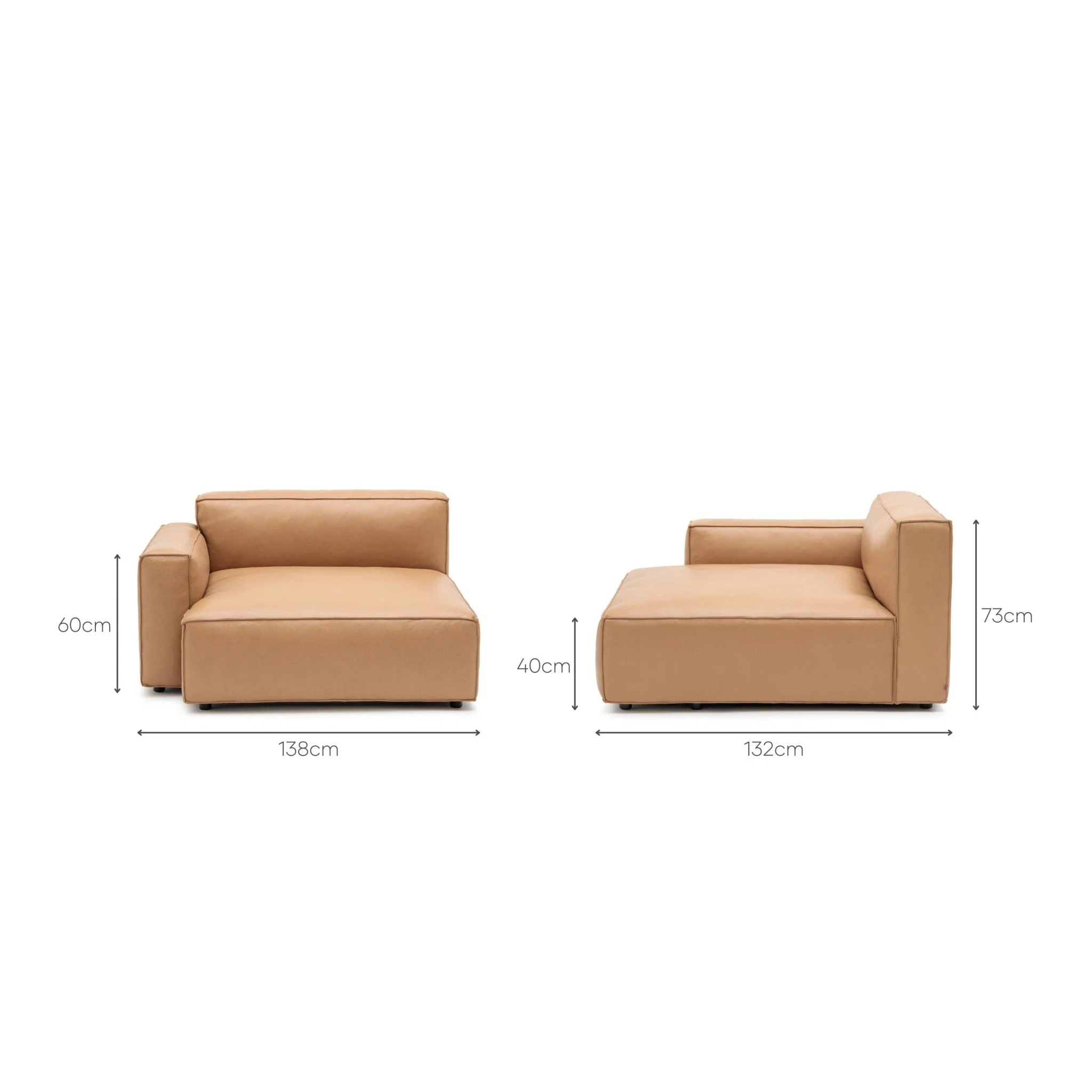 Baker Mega Left Arm - Pecan Leather - Image 11