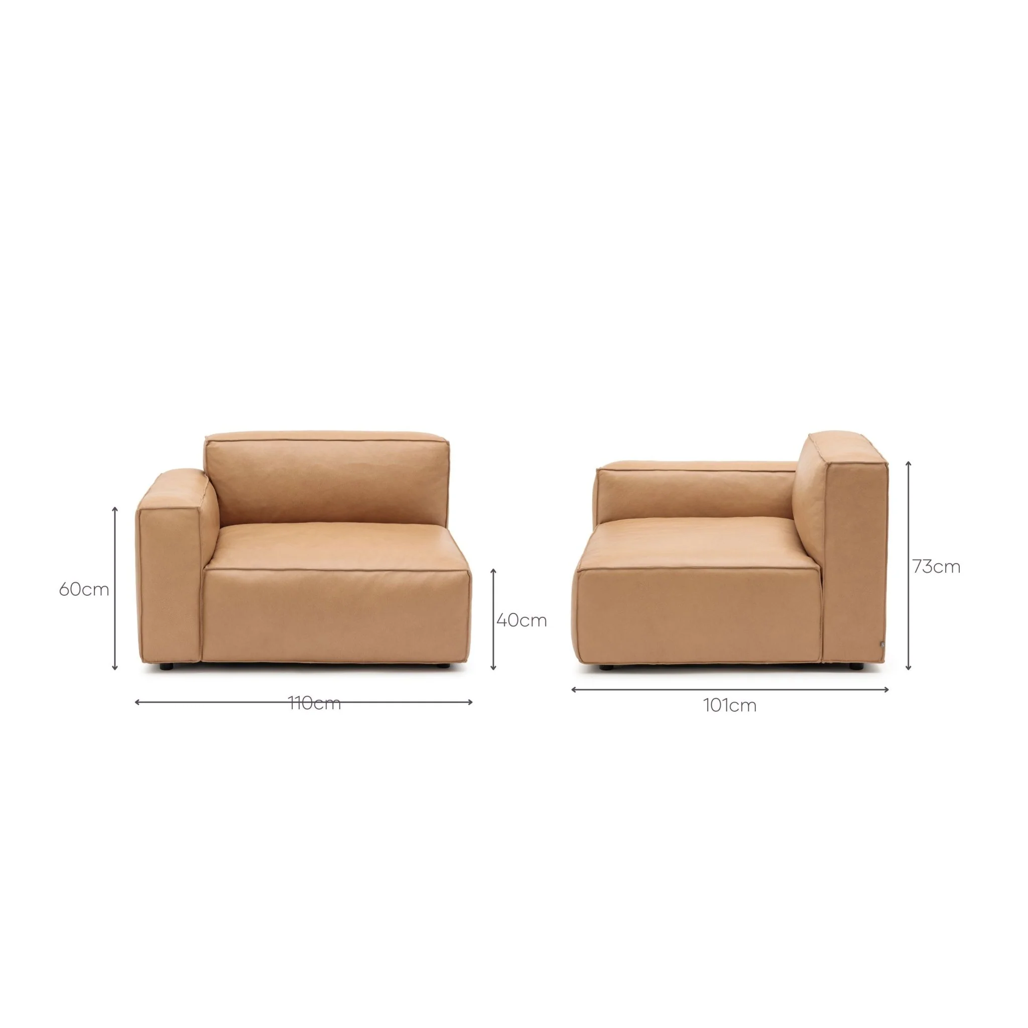 Baker Left Arm - Pecan Leather - Image 9