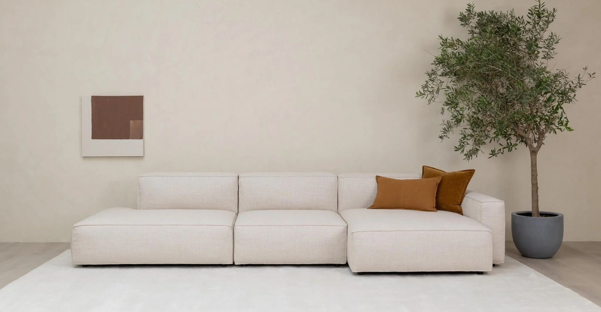 Baker Mega Lounge Sofa - Oatmeal - Image 14