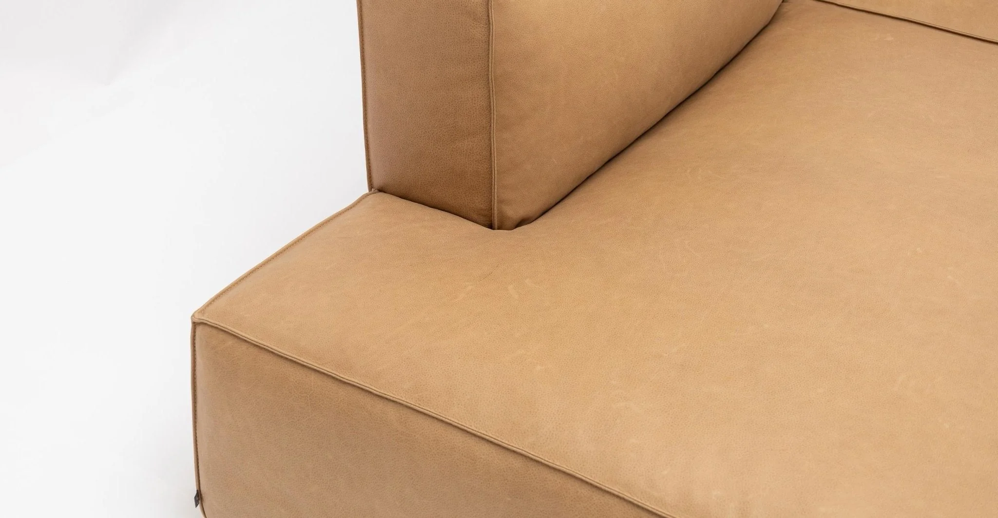 Baker Mega Lounge Sofa Set- Pecan Leather - Image 18