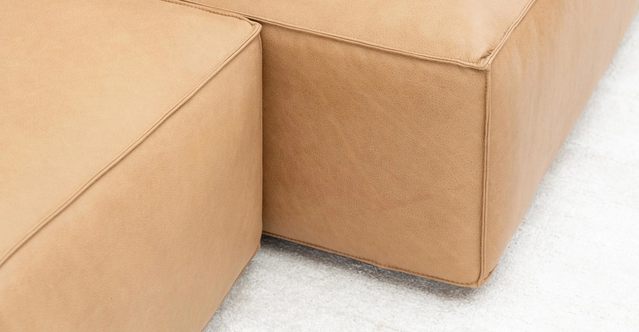 Baker Mega Lounge Sofa Set- Pecan Leather - Image 20