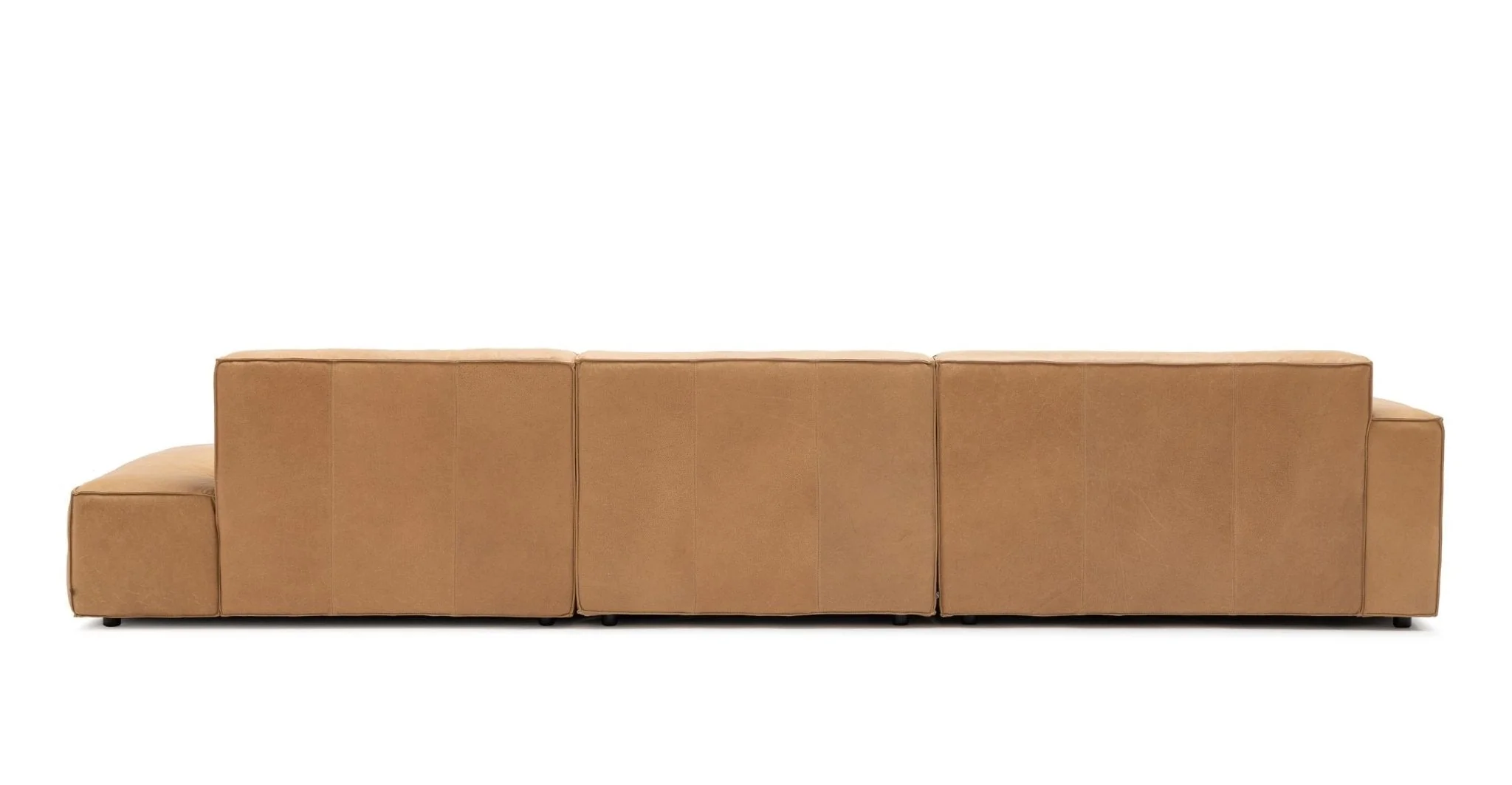 Baker Mega Lounge Sofa Set- Pecan Leather - Image 4