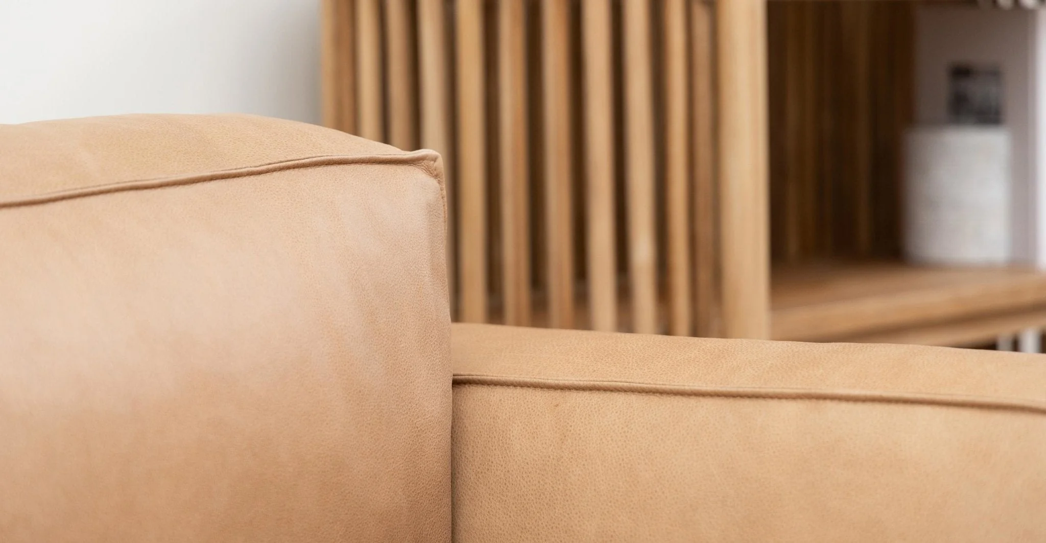 Baker Mega Lounge Sofa With Storage - Pecan Leather - Image 25