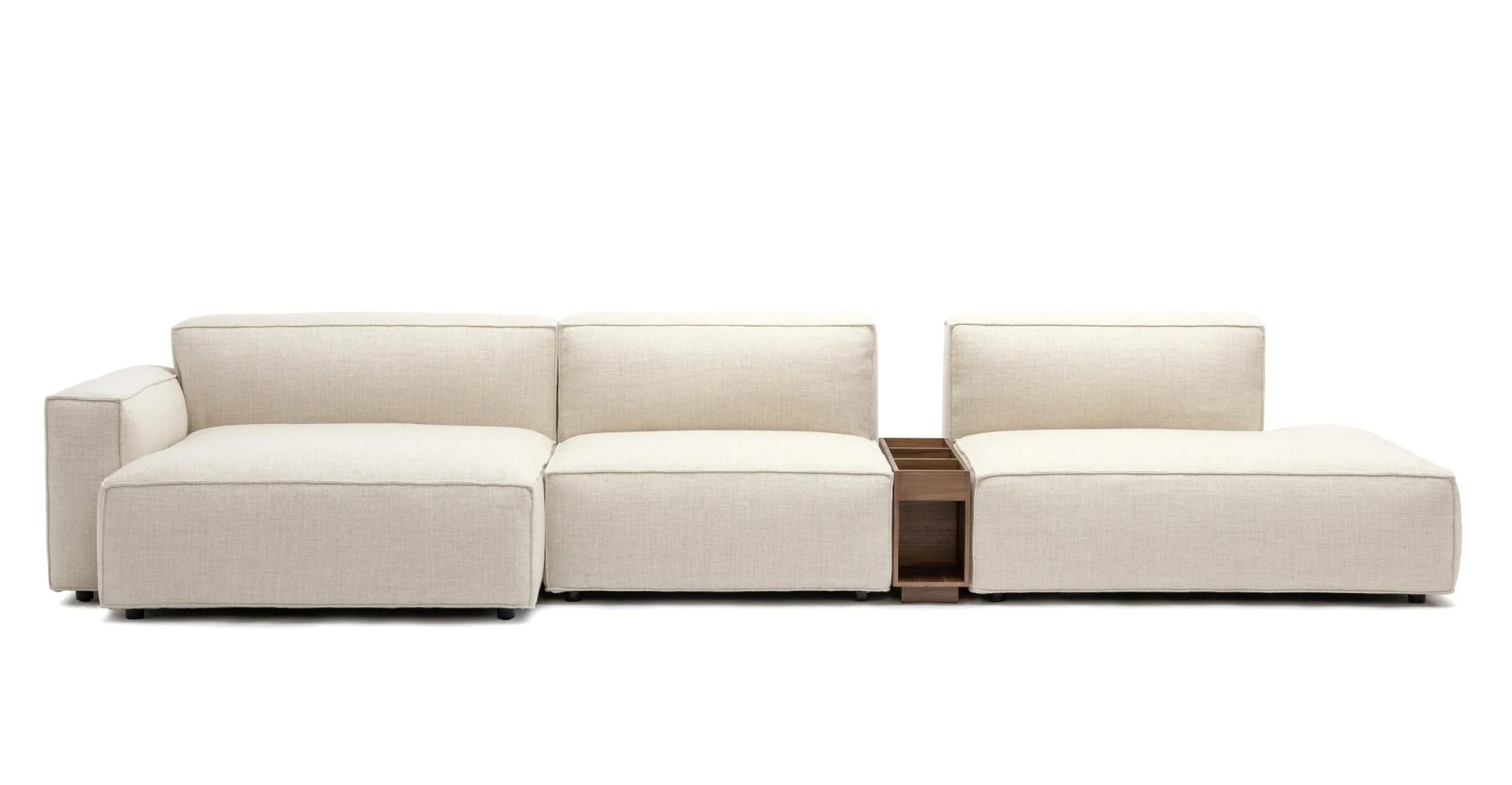 Baker Mega Lounge Sofa With Storage Table - Oatmeal