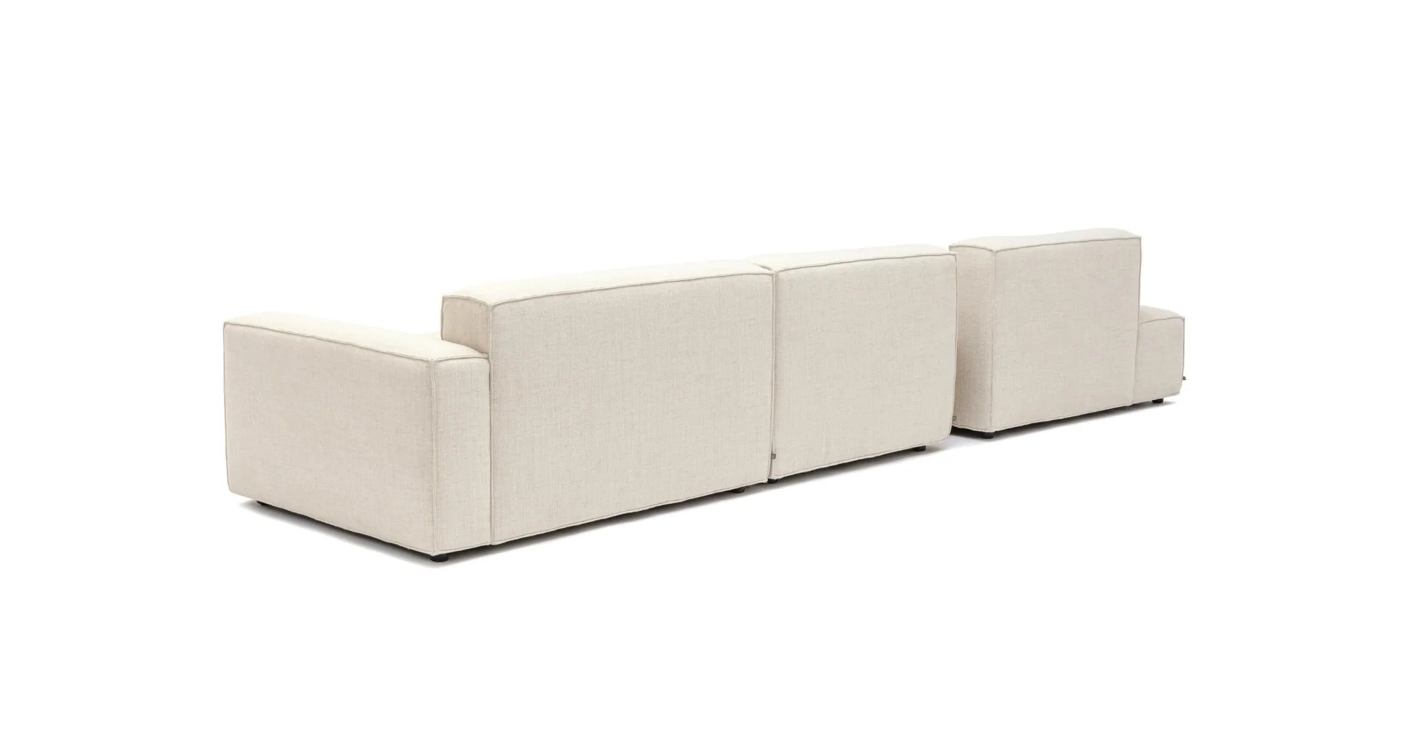Baker Mega Lounge Sofa With Storage Table - Oatmeal - Image 16