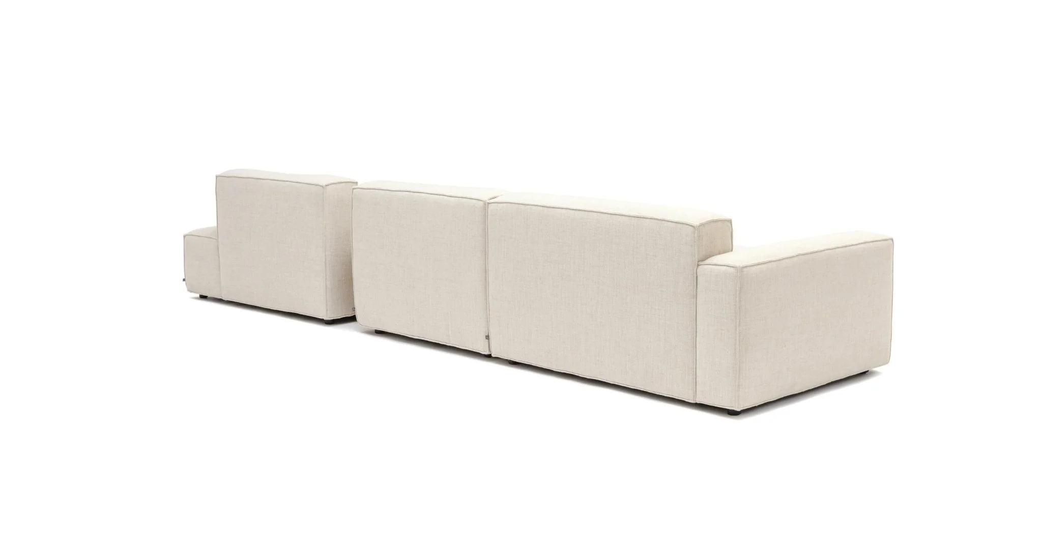 Baker Mega Lounge Sofa With Storage Table - Oatmeal - Image 5