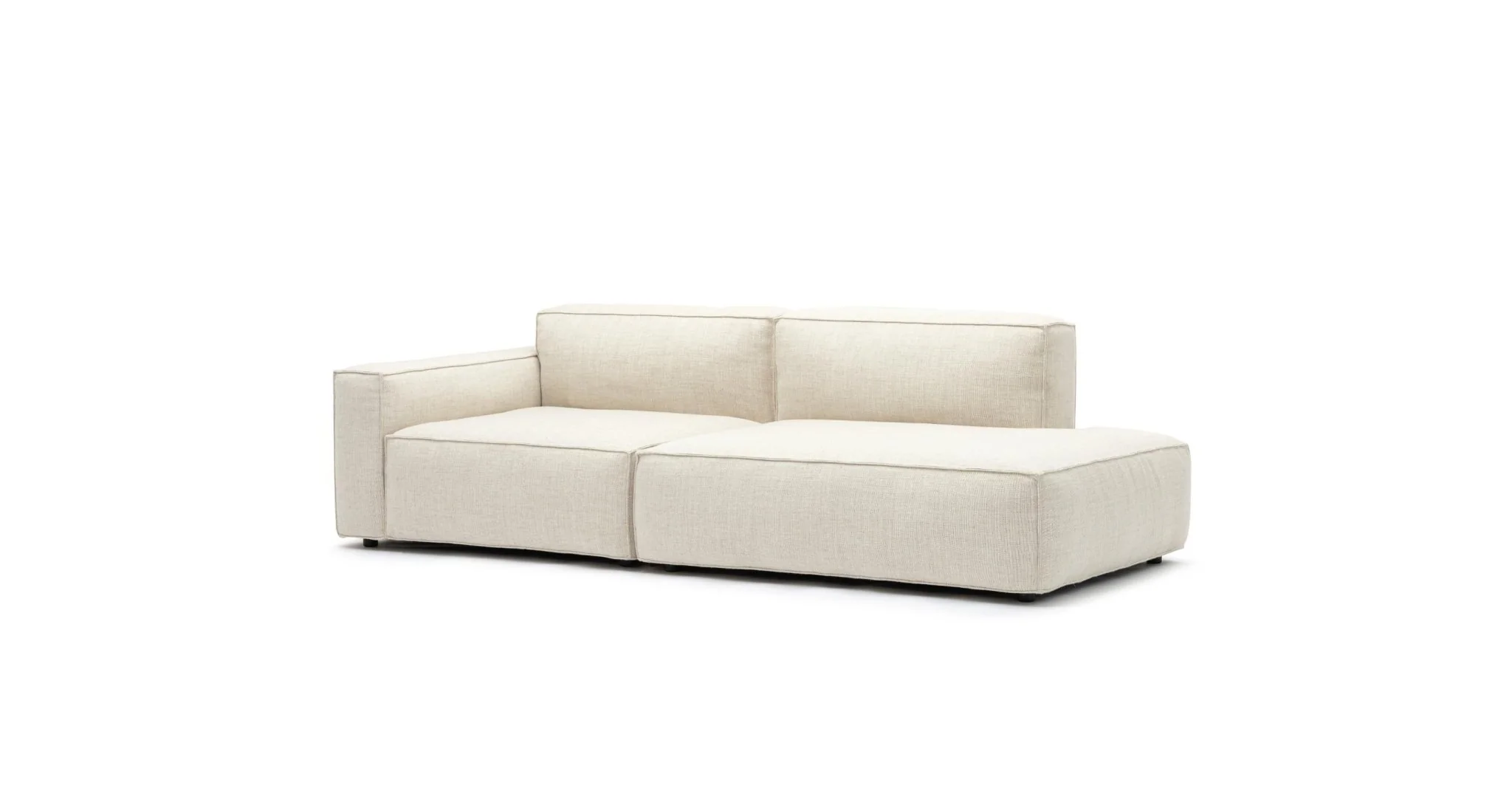 Baker Open End Sofa - Oatmeal - Image 3