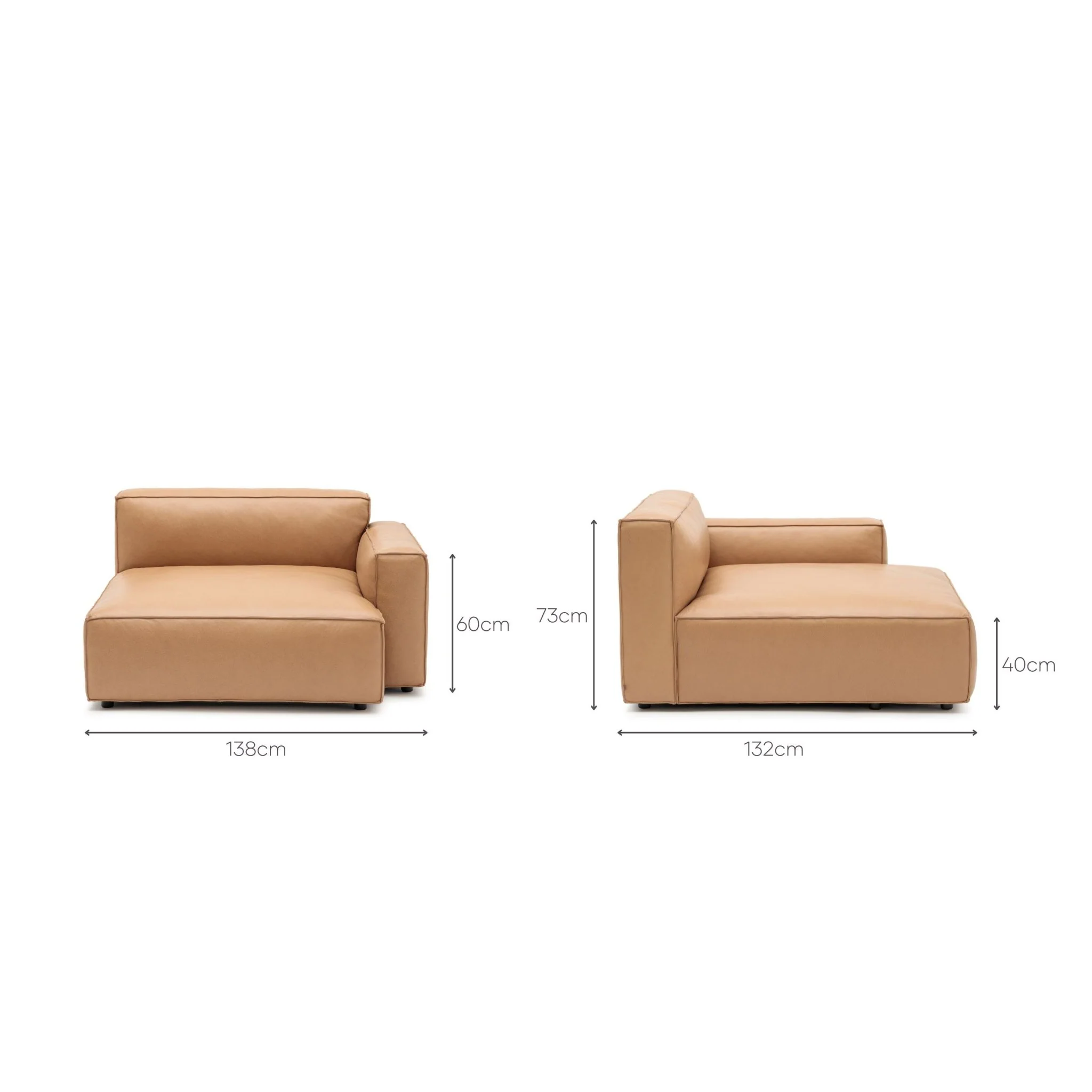 Baker Mega Right Arm - Pecan Leather - Image 9