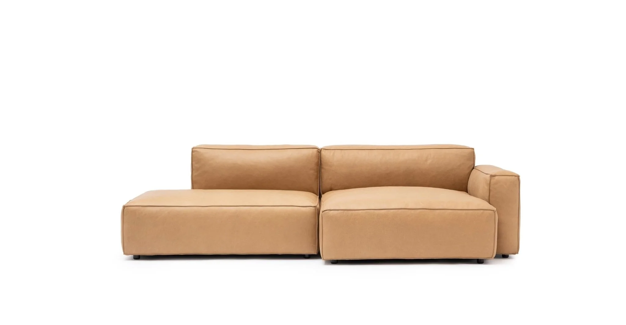 Baker Sectional - Pecan Leather - Image 12