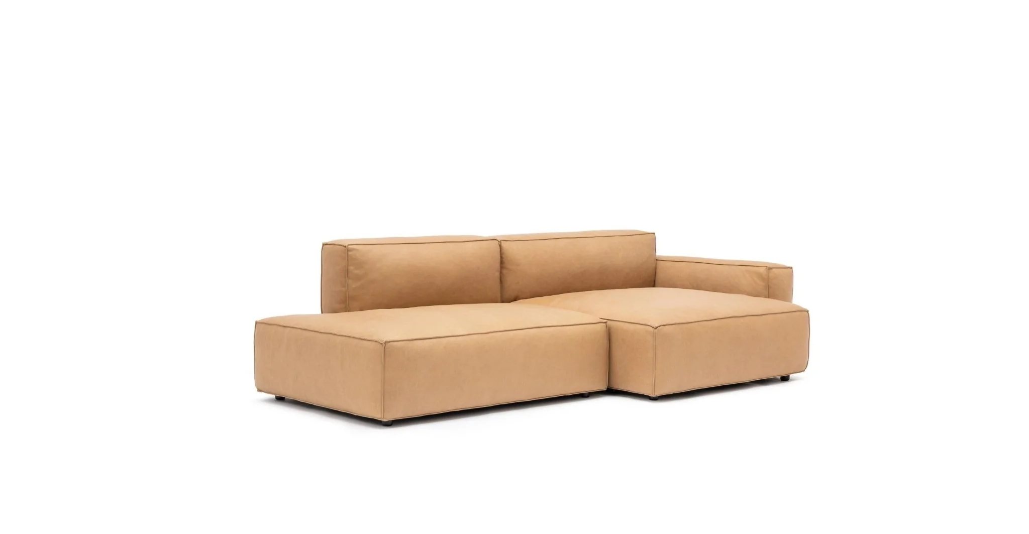 Baker Sectional - Pecan Leather - Image 13
