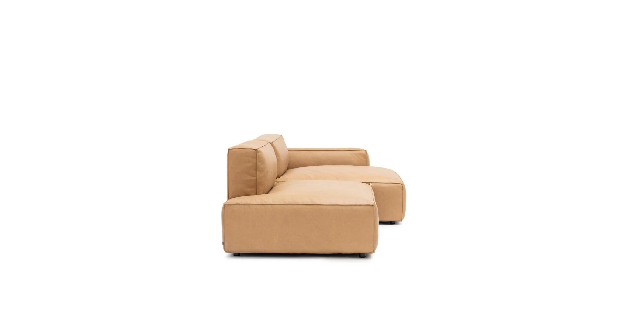Baker Sectional With Storage - Pecan Leather - Image 20
