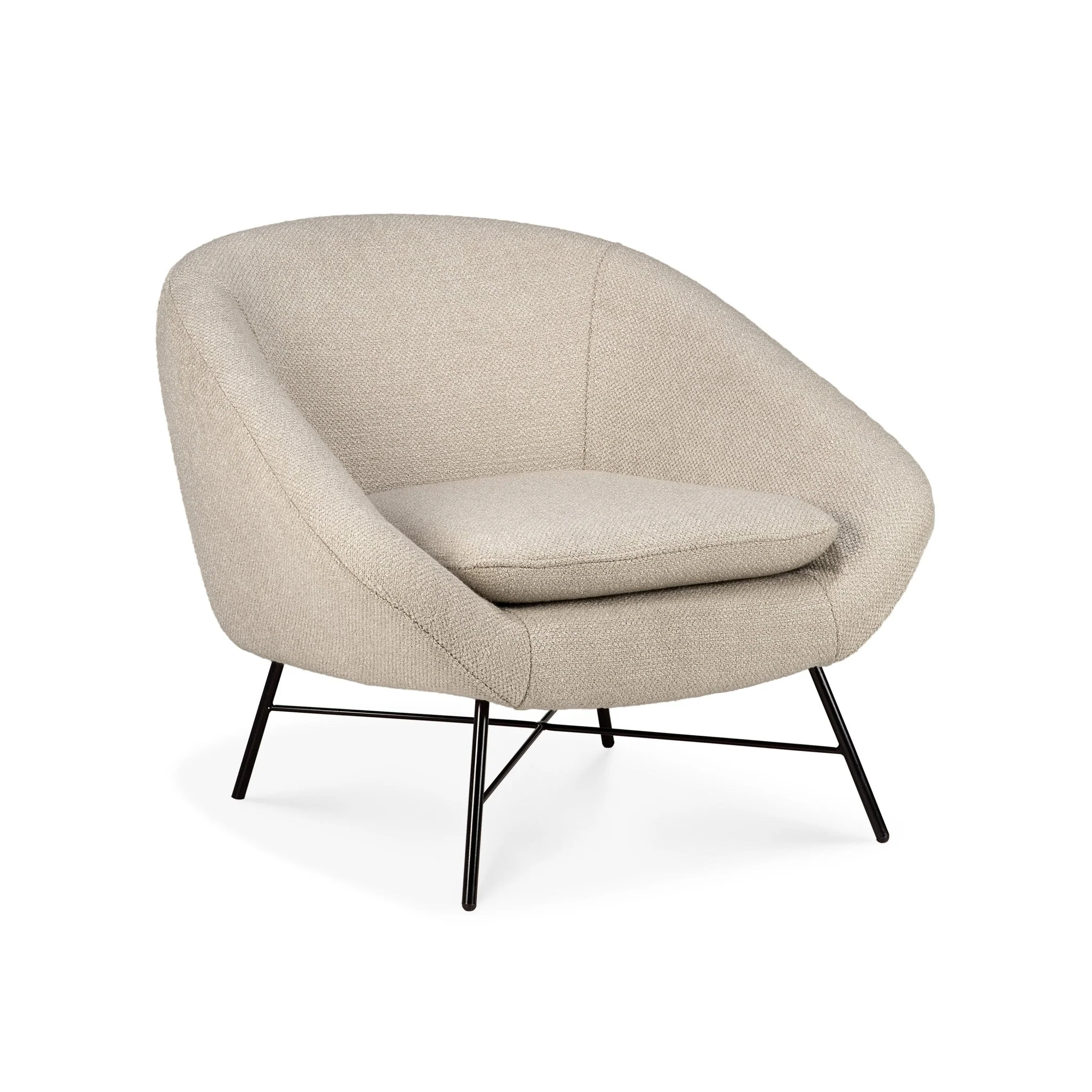 Barrow Lounge Chair - Off White