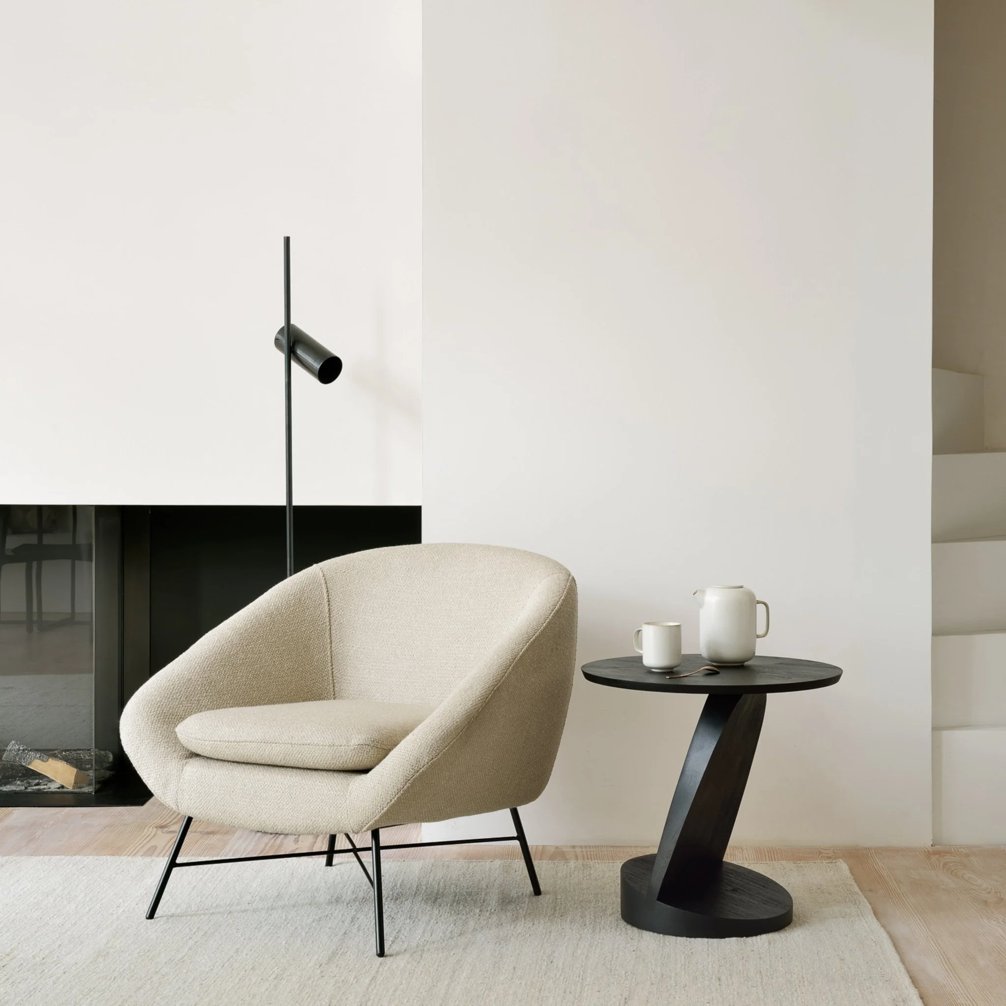 Barrow Lounge Chair - Off White - Image 5