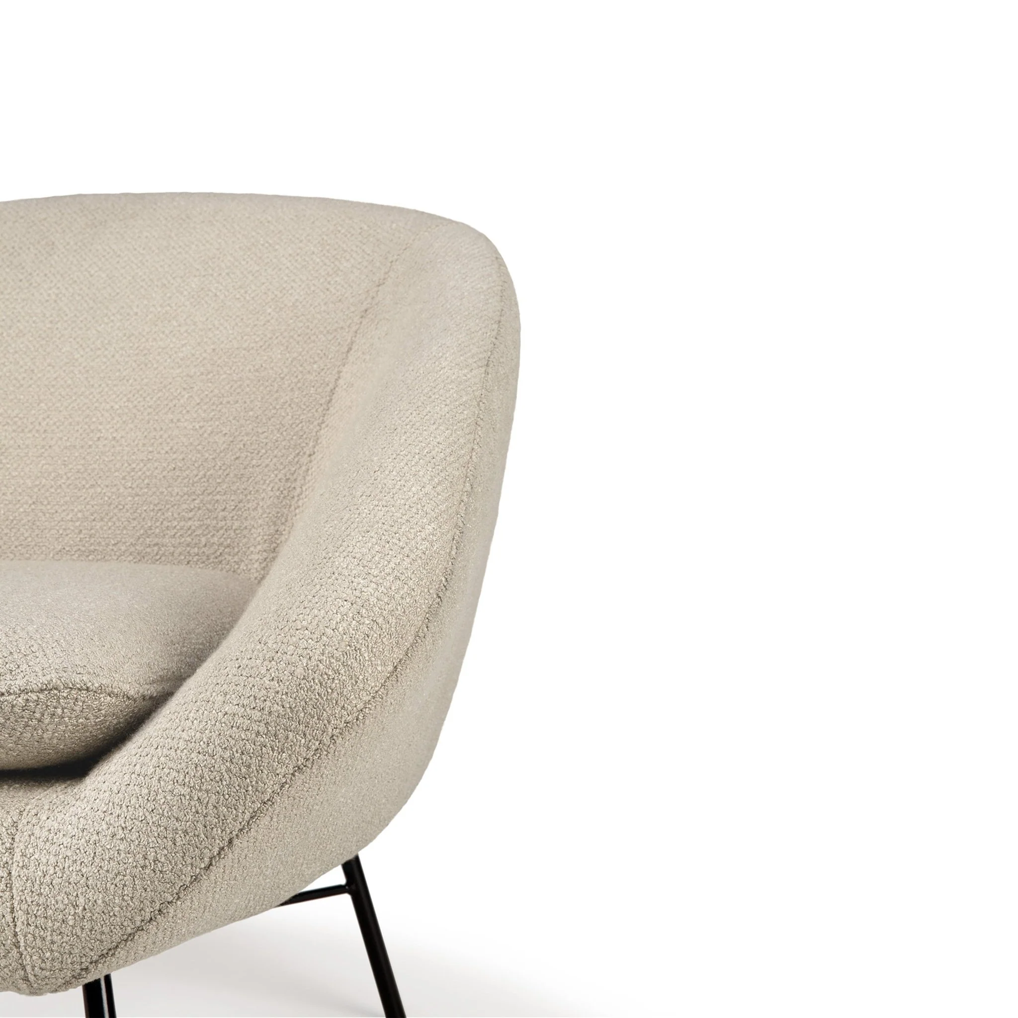 Barrow Lounge Chair - Off White - Image 8