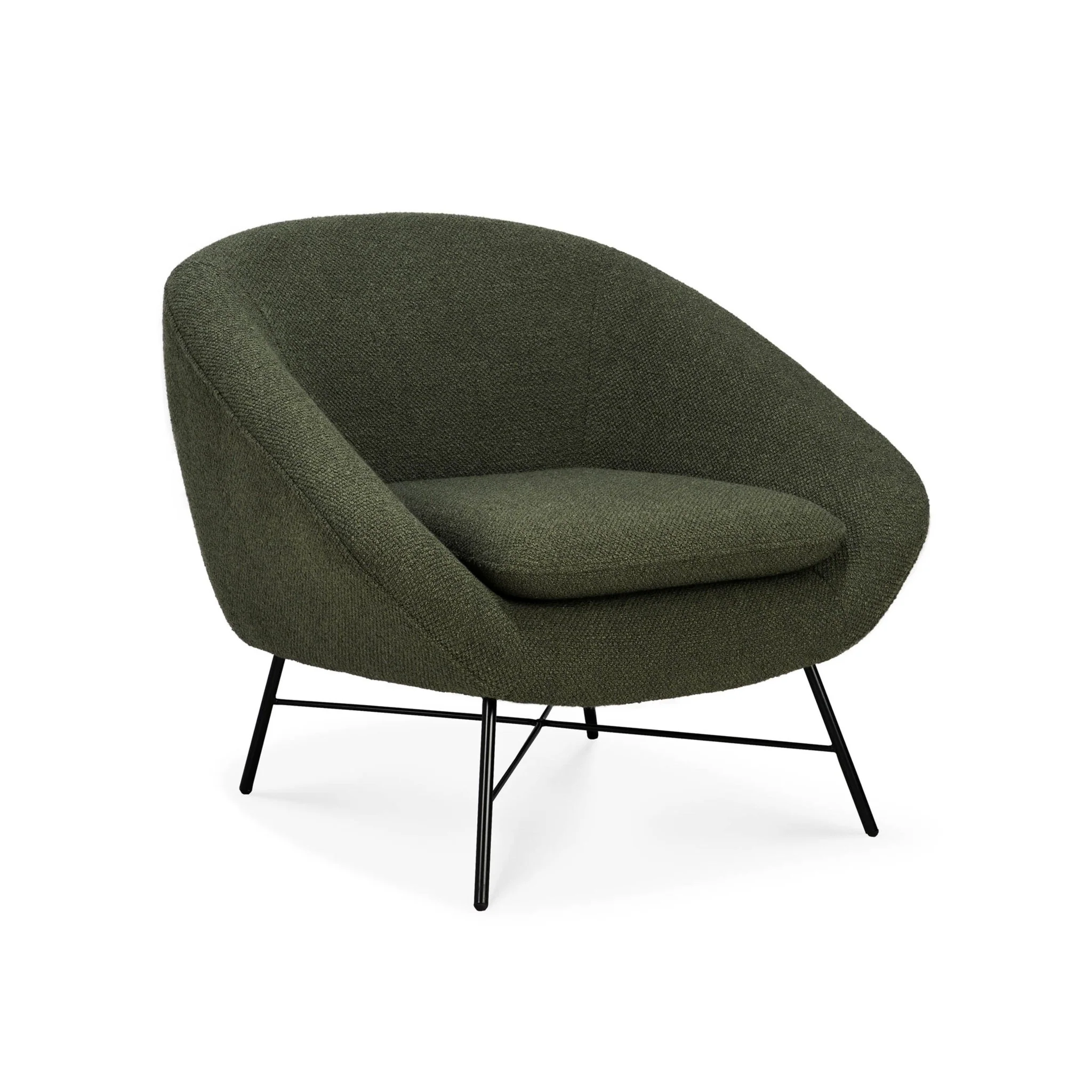 Barrow Lounge Chair - Pine Green