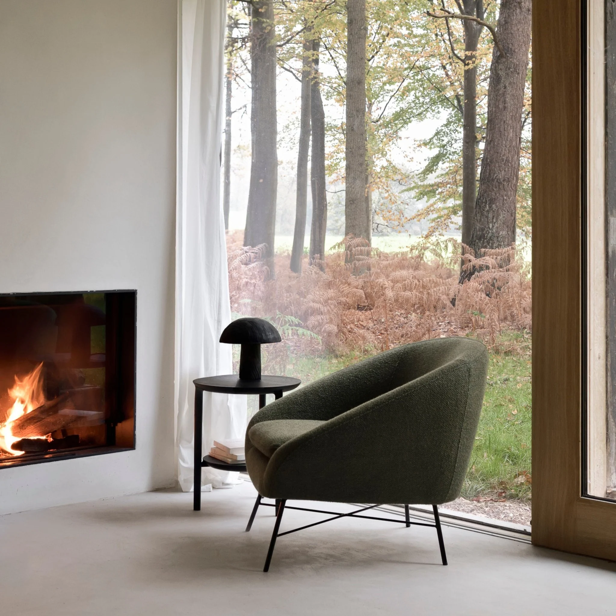 Barrow Lounge Chair - Pine Green - Image 2
