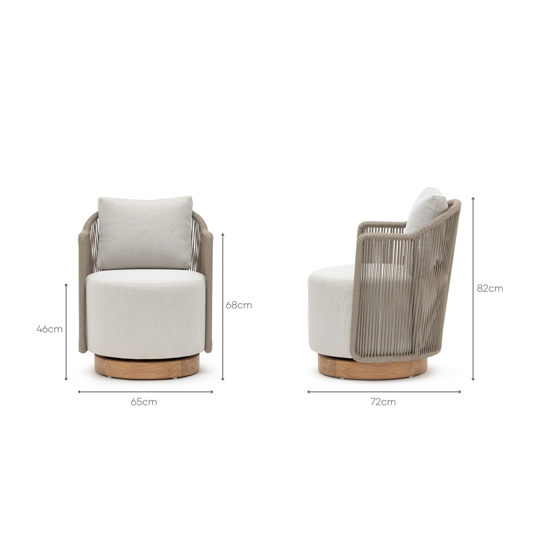 Bayne Swivel Lounge Chair - Image 12
