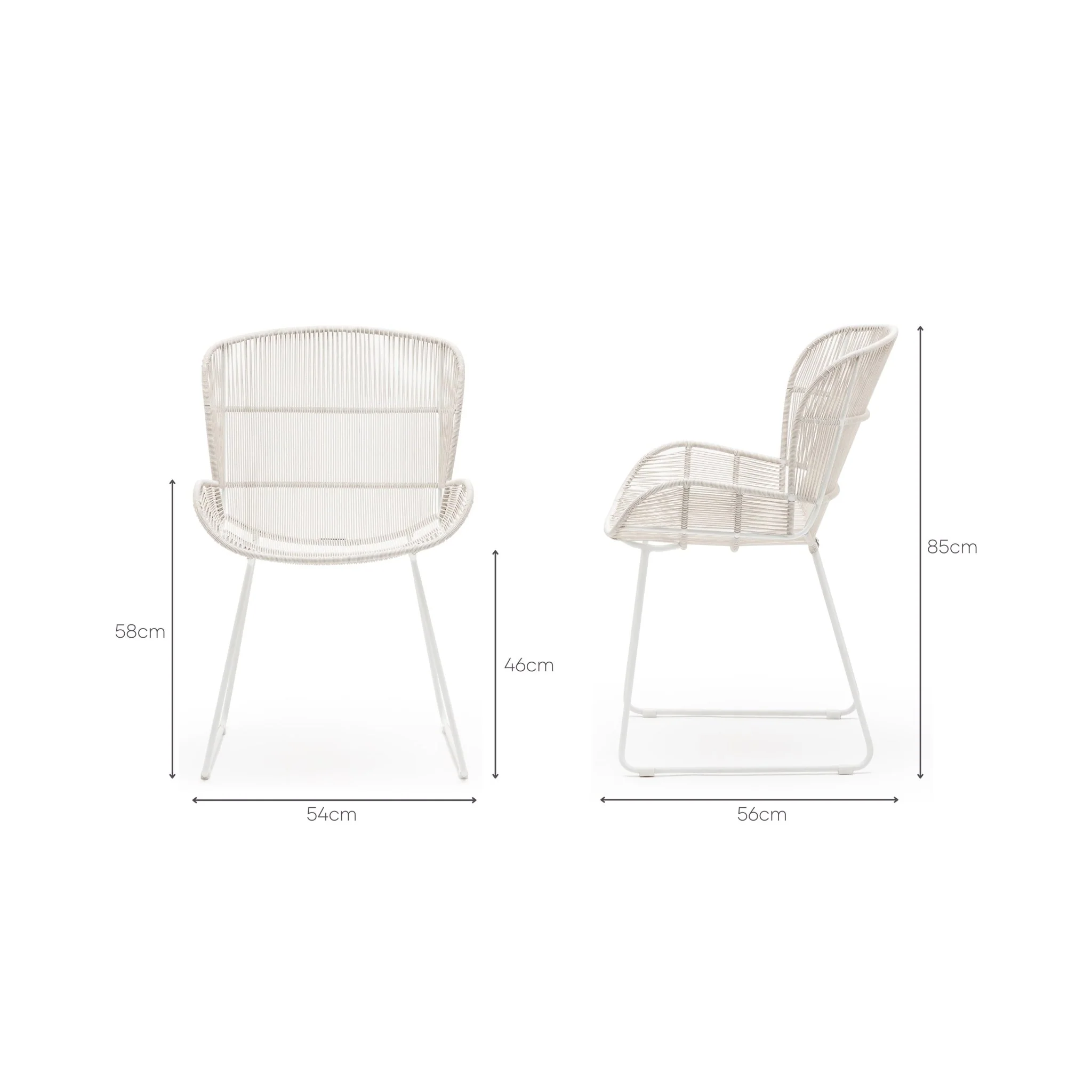 Bloom Dining Chair - Stonewhite & Chalk - Image 16