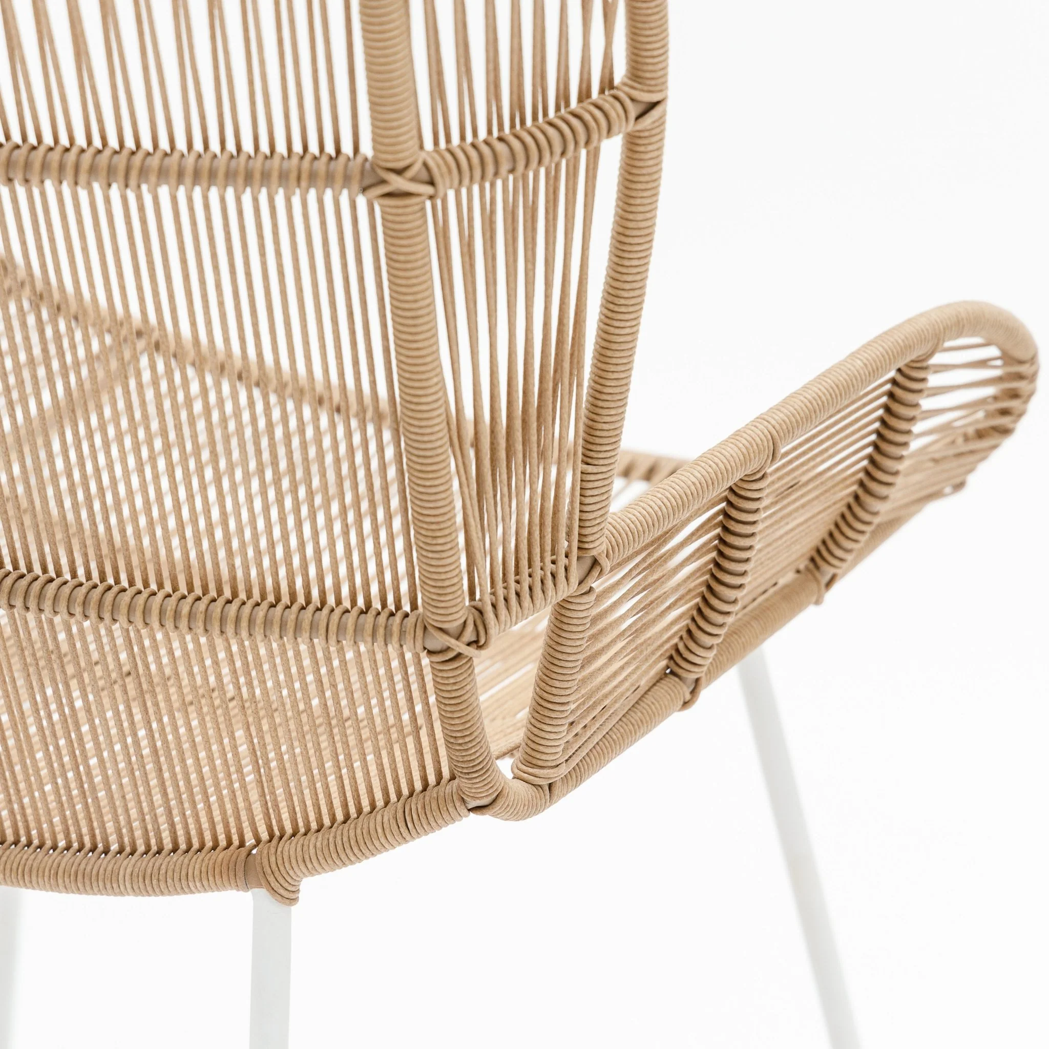 Bloom Dining Chair - Stonewhite & Natural - Image 11