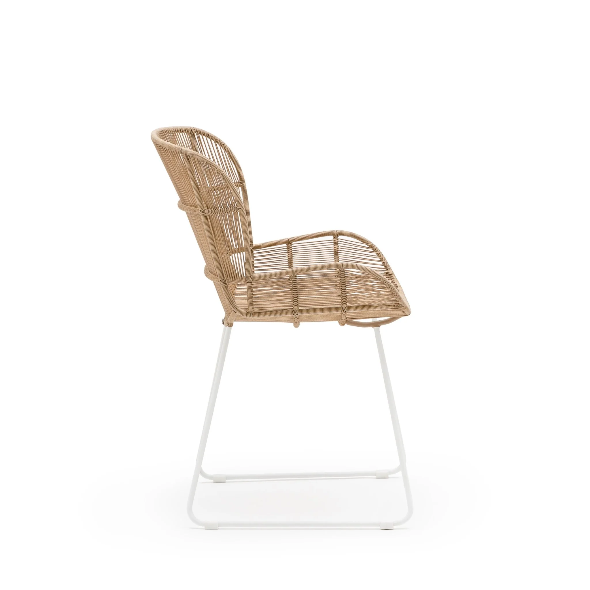 Bloom Dining Chair - Stonewhite & Natural - Image 3