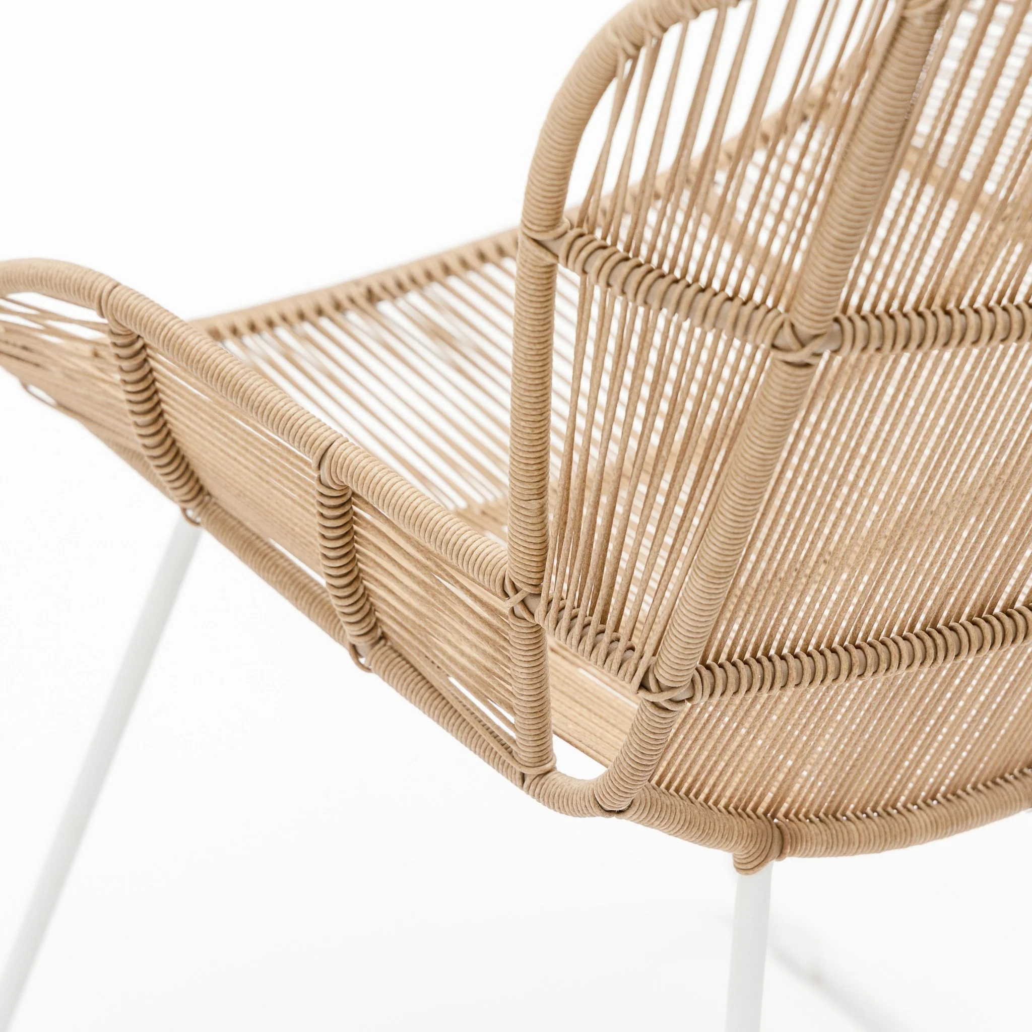 Bloom Dining Chair - Stonewhite & Natural - Image 6