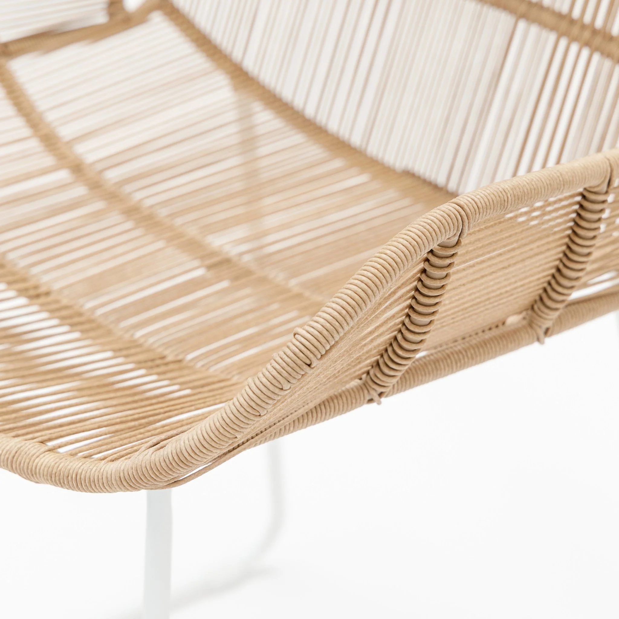 Bloom Dining Chair - Stonewhite & Natural - Image 7
