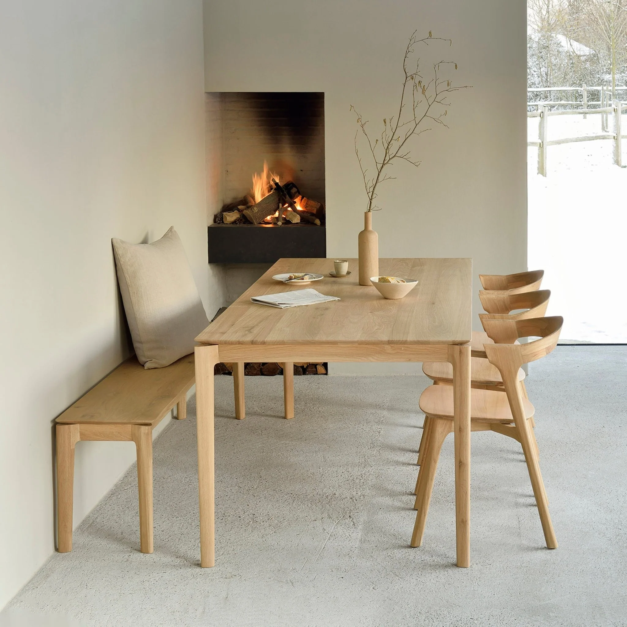 Bok Bench - Oak - Image 3