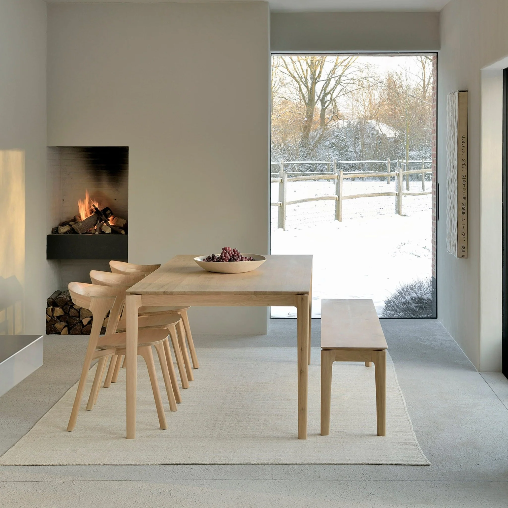 Bok Dining Table - Oak - Image 2
