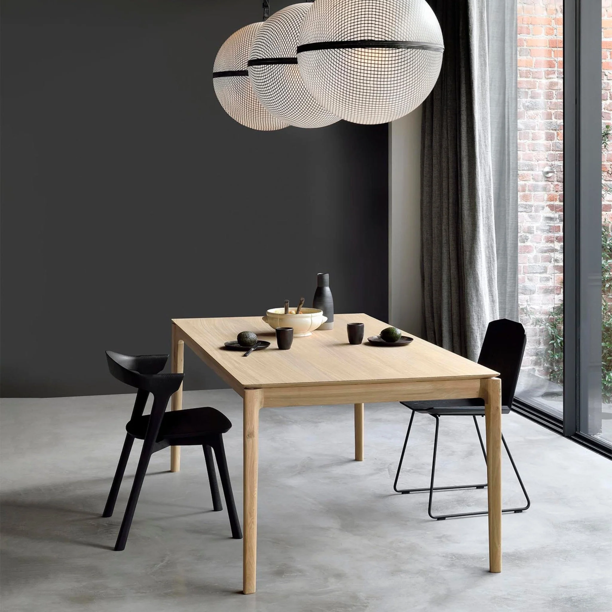 Bok Extendable Dining Table - Oak - Image 2
