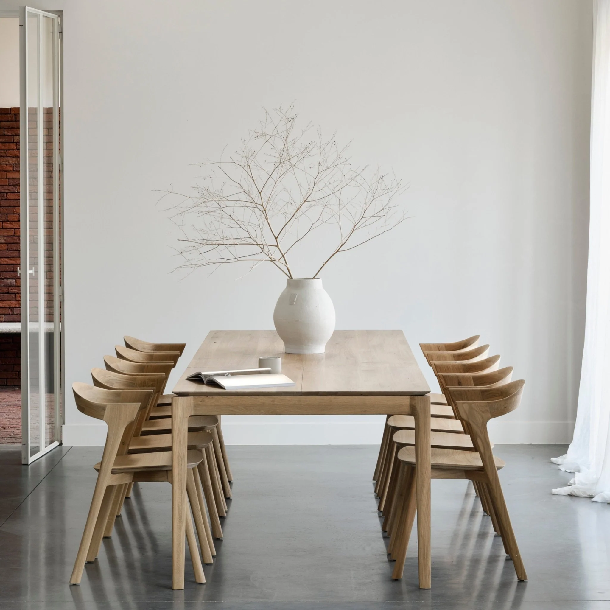 Bok Extendable Dining Table - Teak - Image 2
