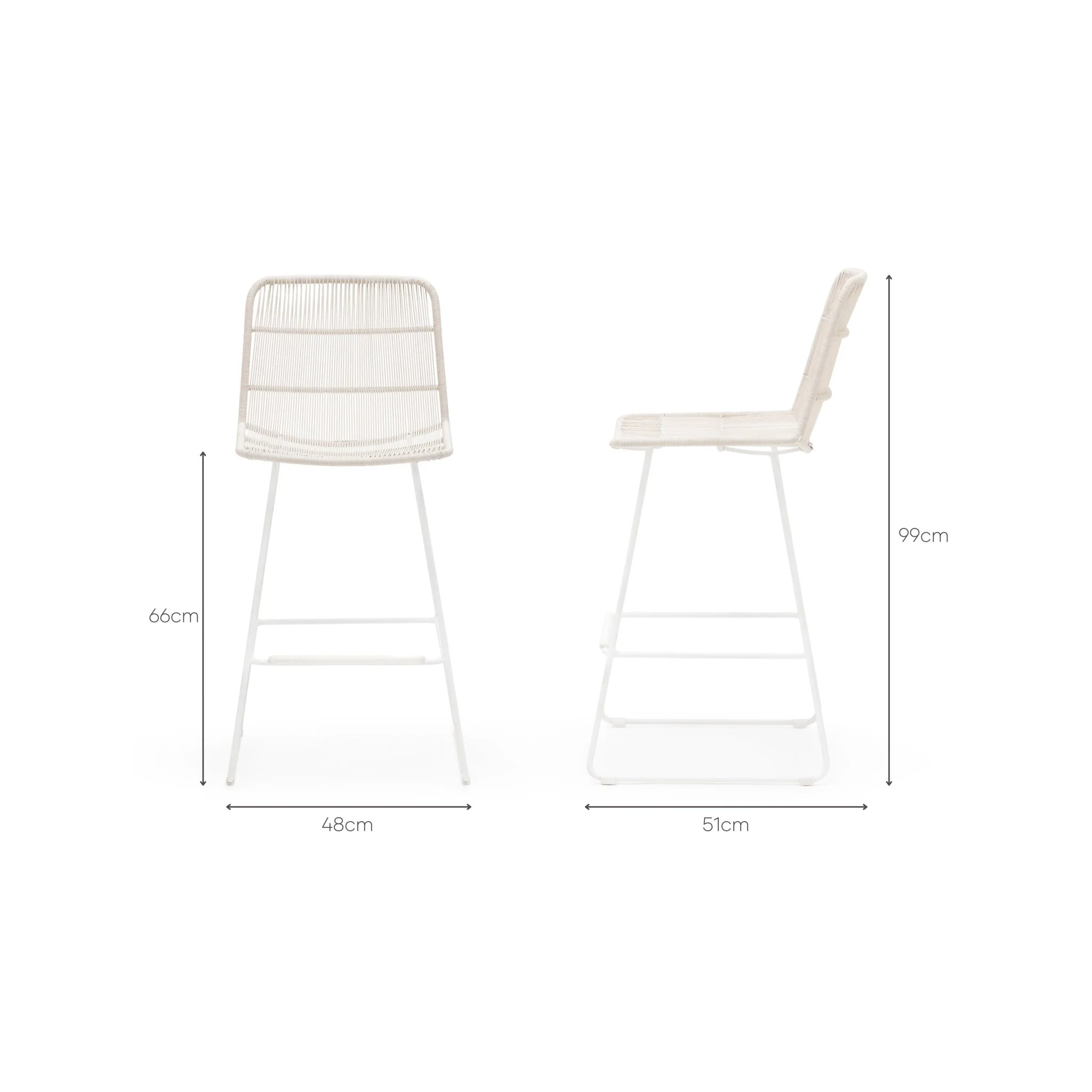 Breeze Counter Chair - Stonewhite - Image 13