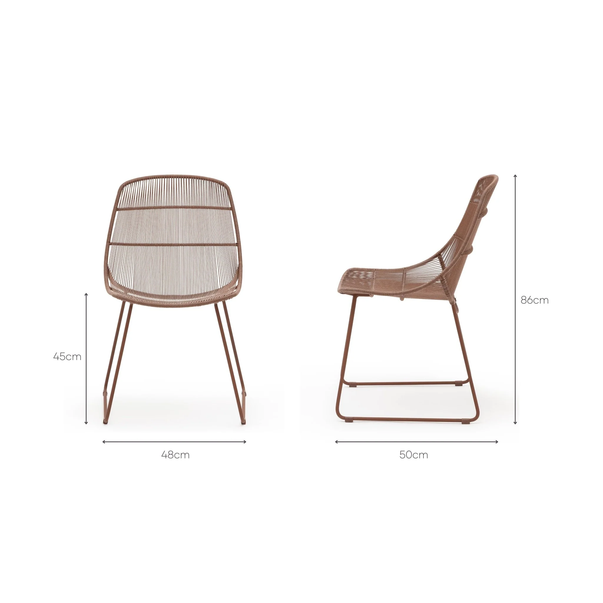 Breeze Dining Chair - Brique - Image 13