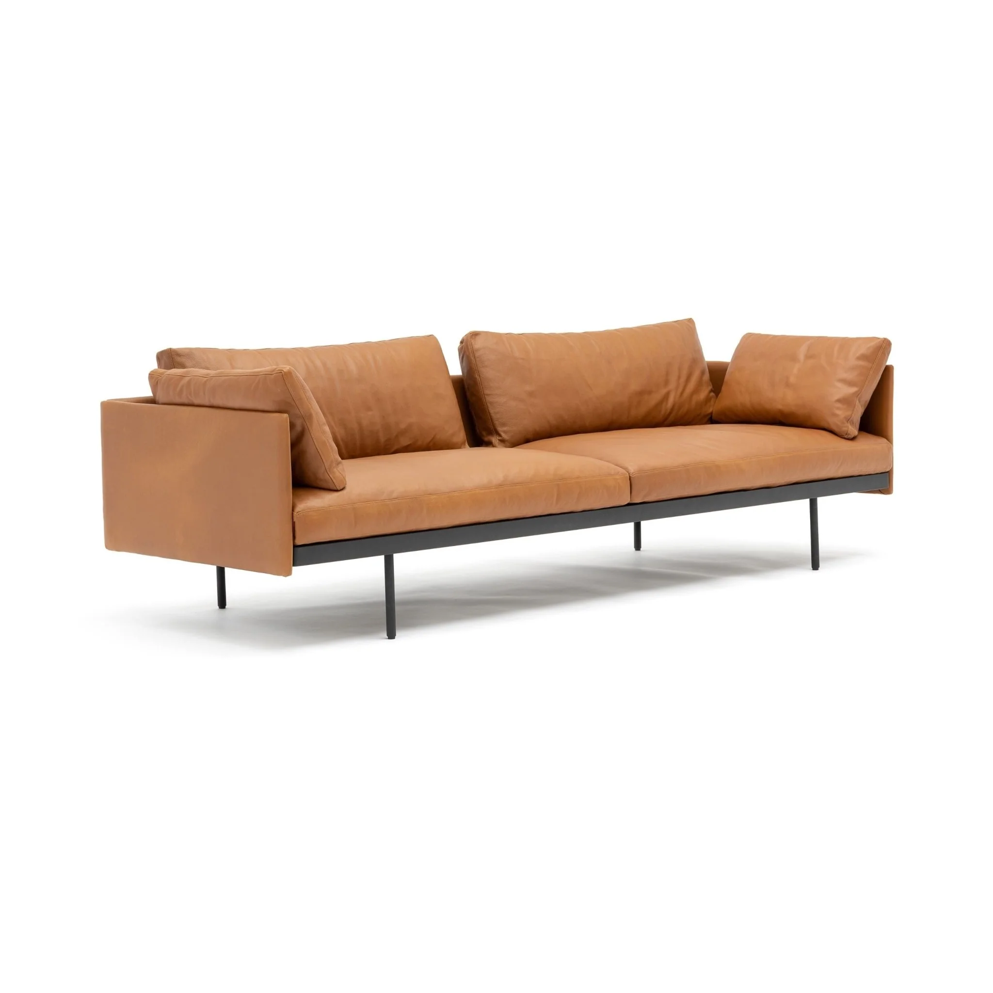 Bureau 240 Sofa - Heritage Saddle - Image 3