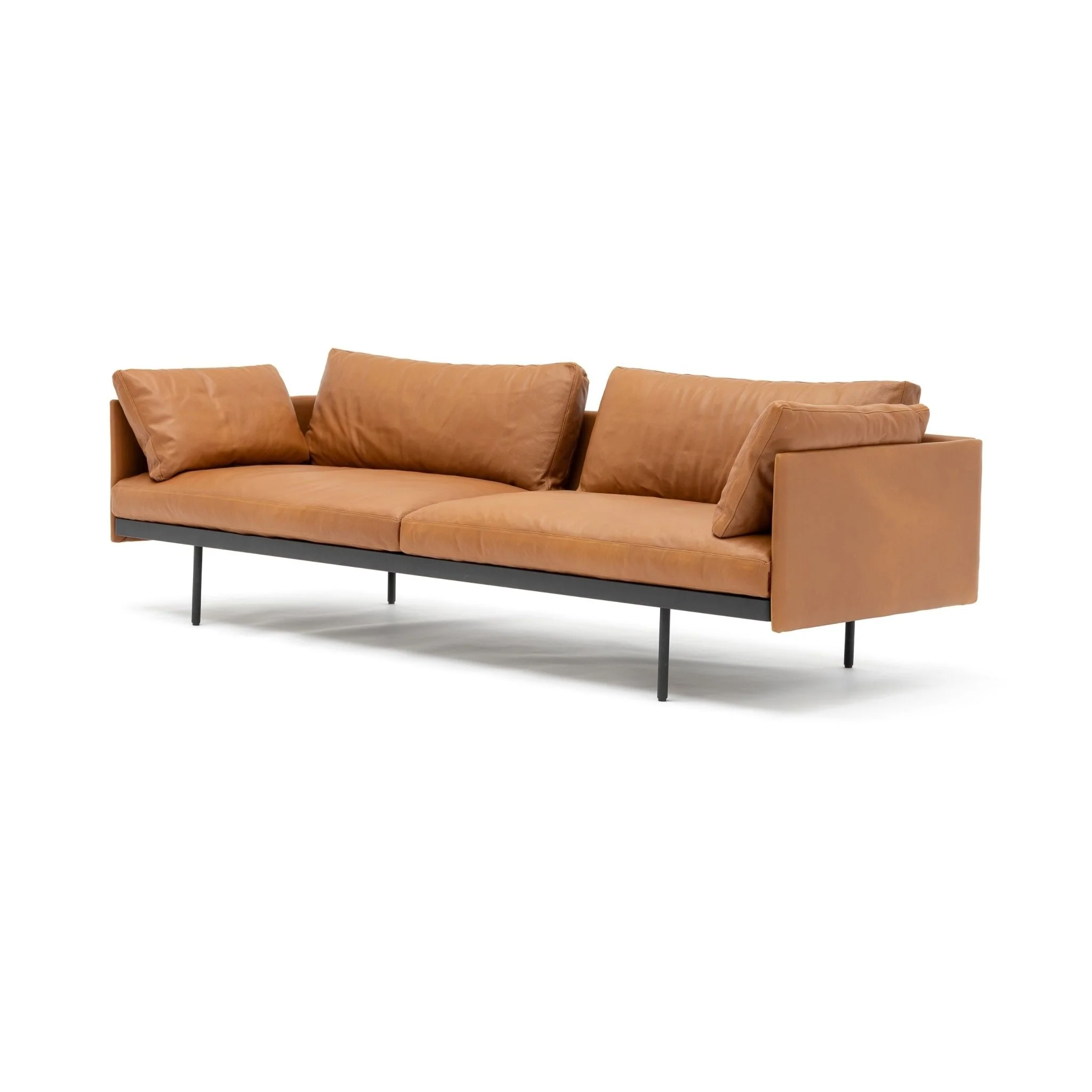 Bureau 240 Sofa - Heritage Saddle - Image 5