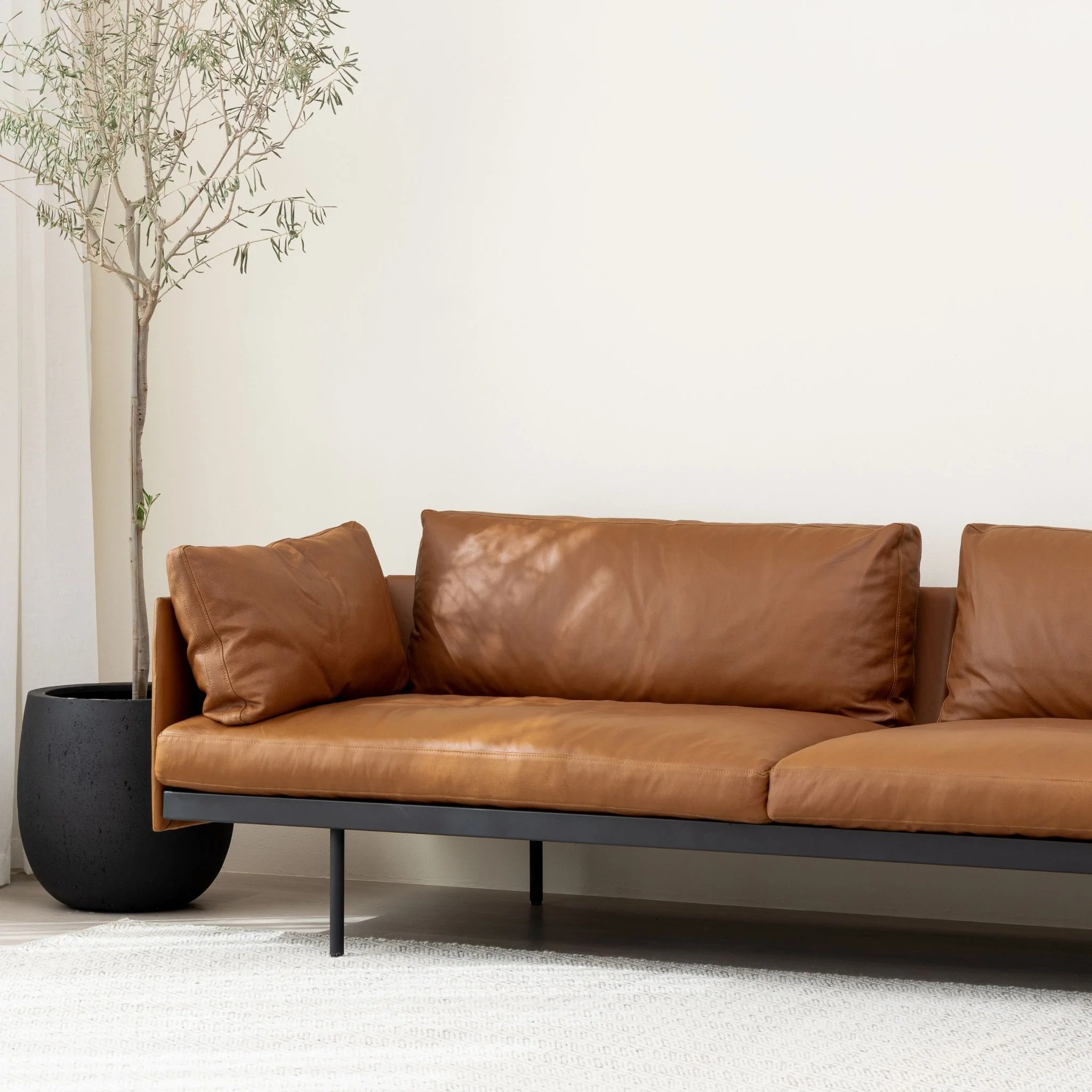Bureau 240 Sofa - Heritage Saddle - Image 6
