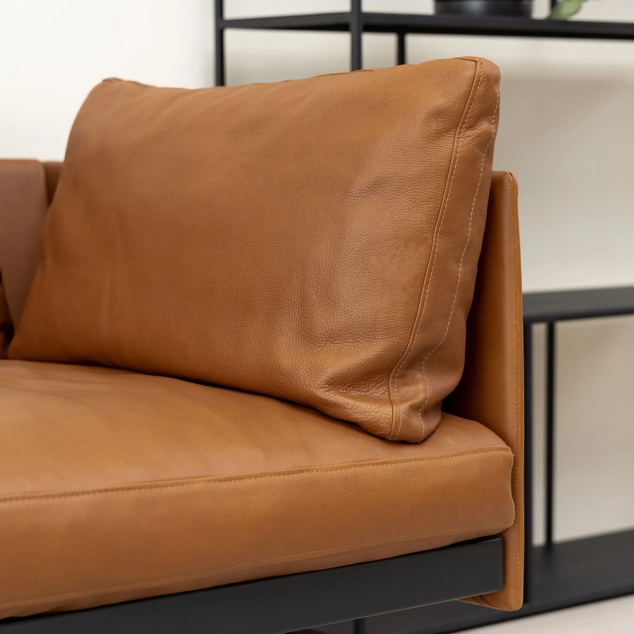 Bureau 240 Sofa - Heritage Saddle - Image 9