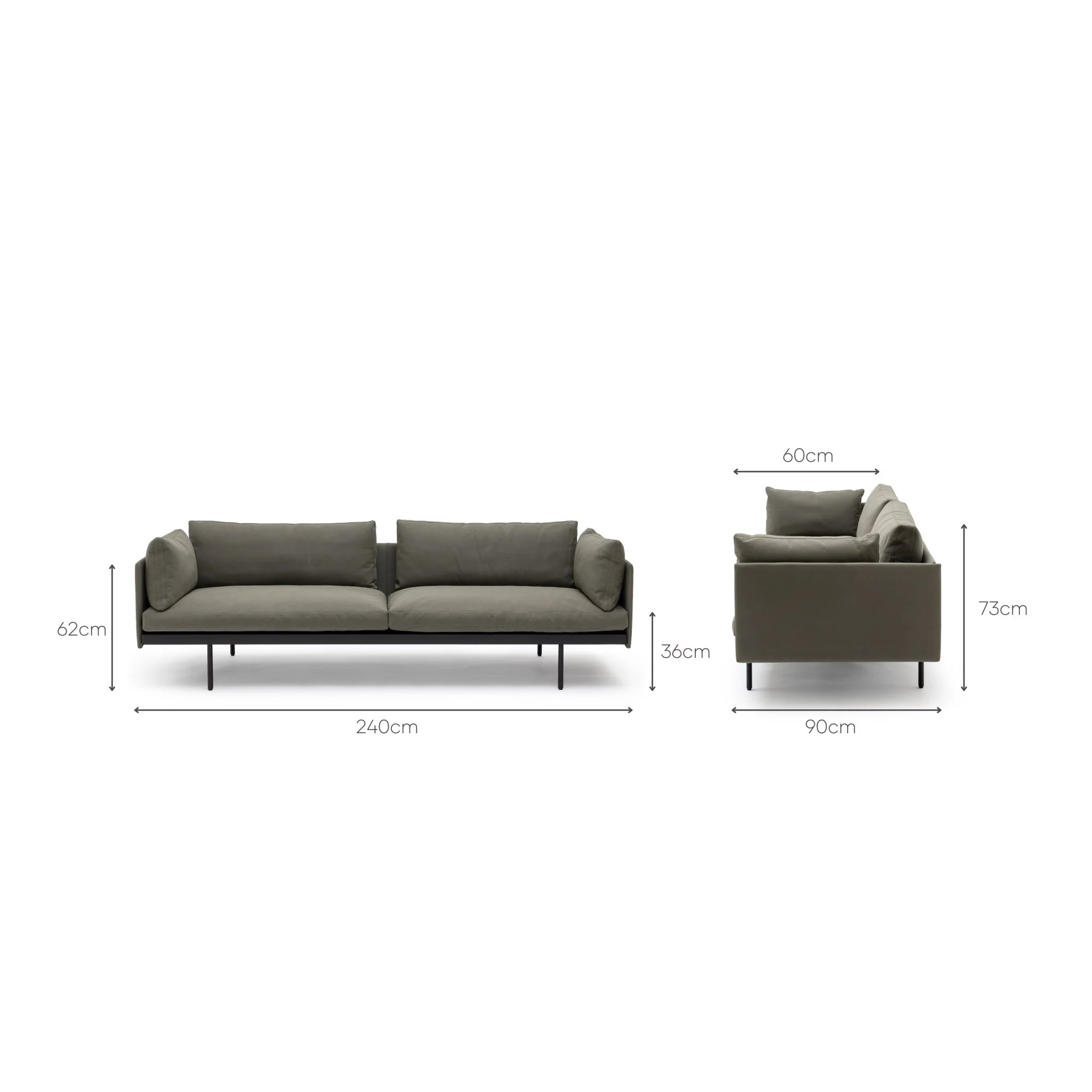 Bureau 240 Sofa - Nevada Loden - Image 18