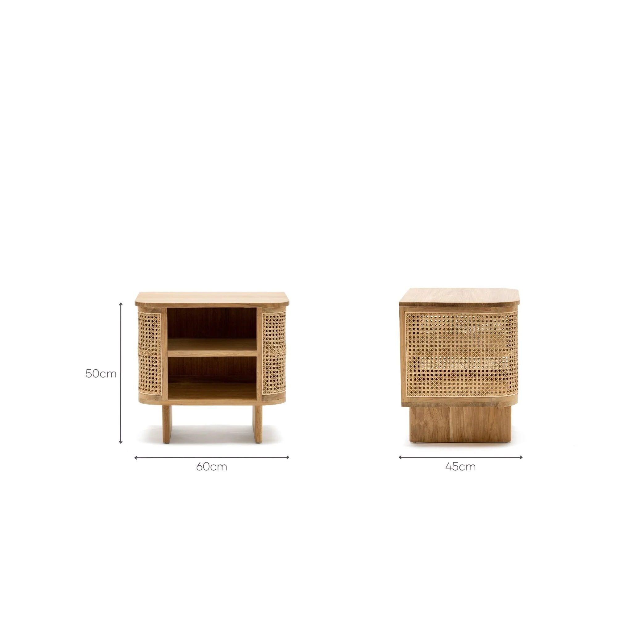 Cali Bedside Table - Natural - Image 13