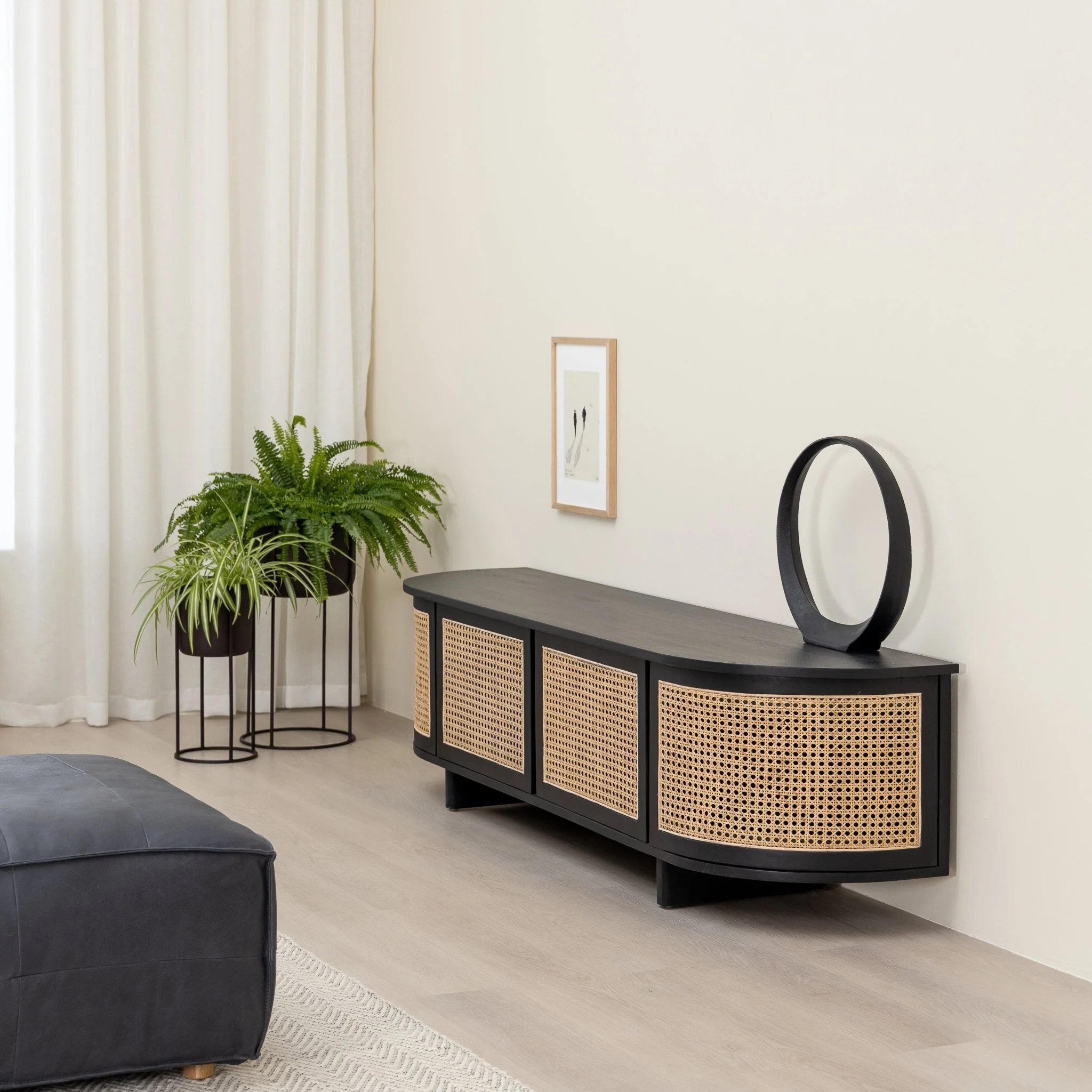 Cali Entertainment Unit - Black - Image 10