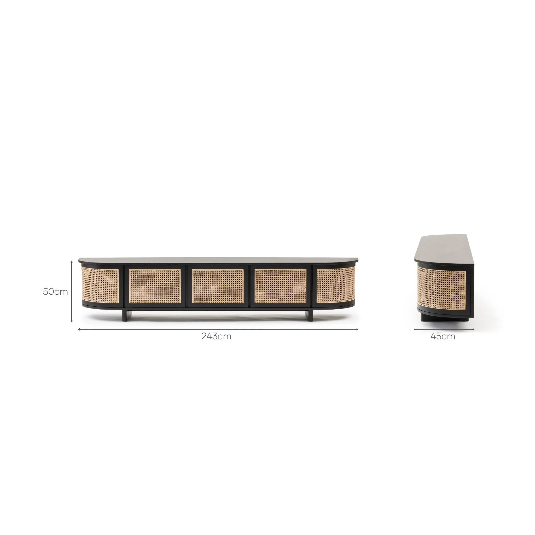 Cali Entertainment Unit - Black - Image 14