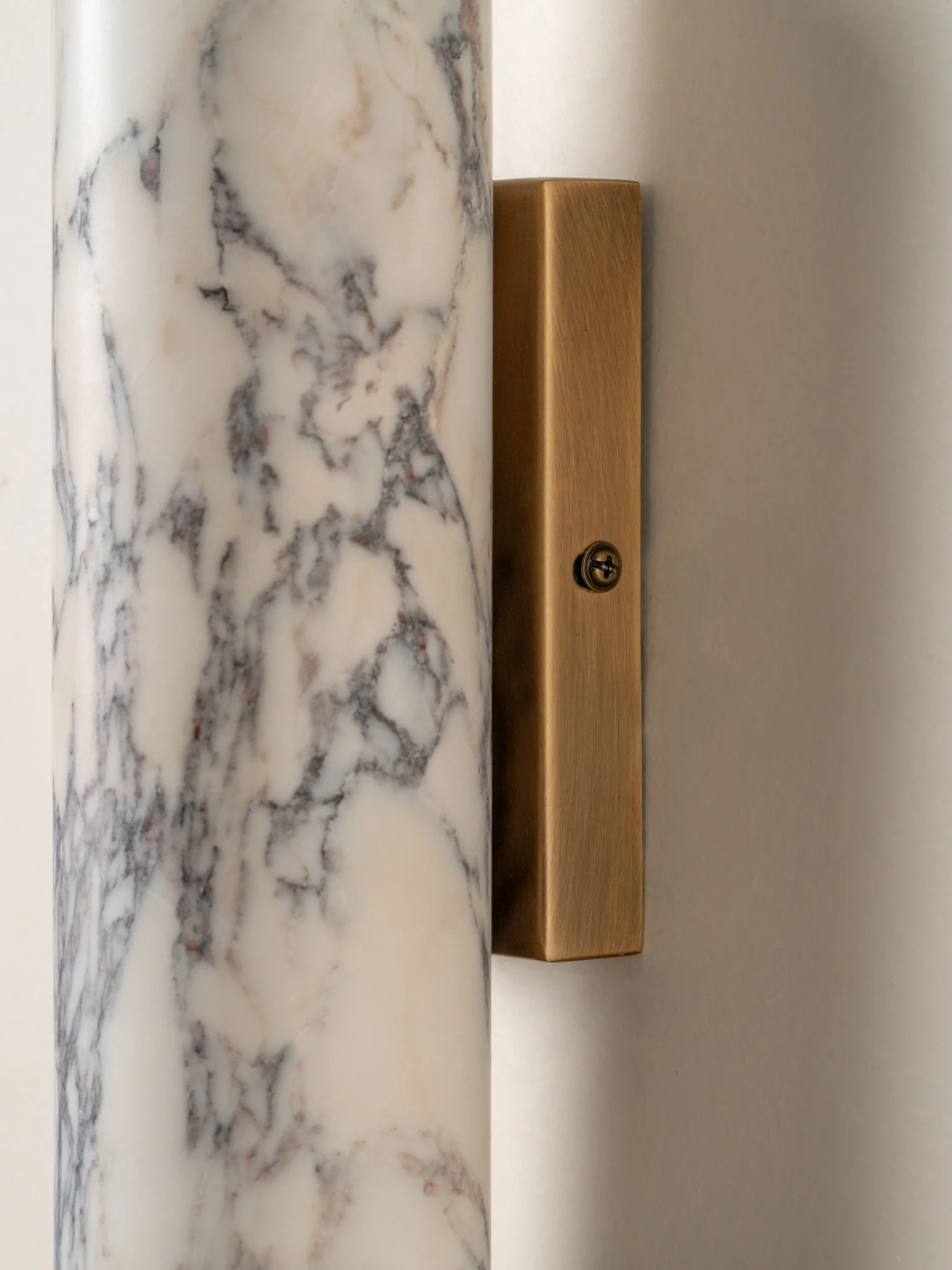 Calla - 2 Light Calacatta Marble And Aged Brass Wall Light - Image 4