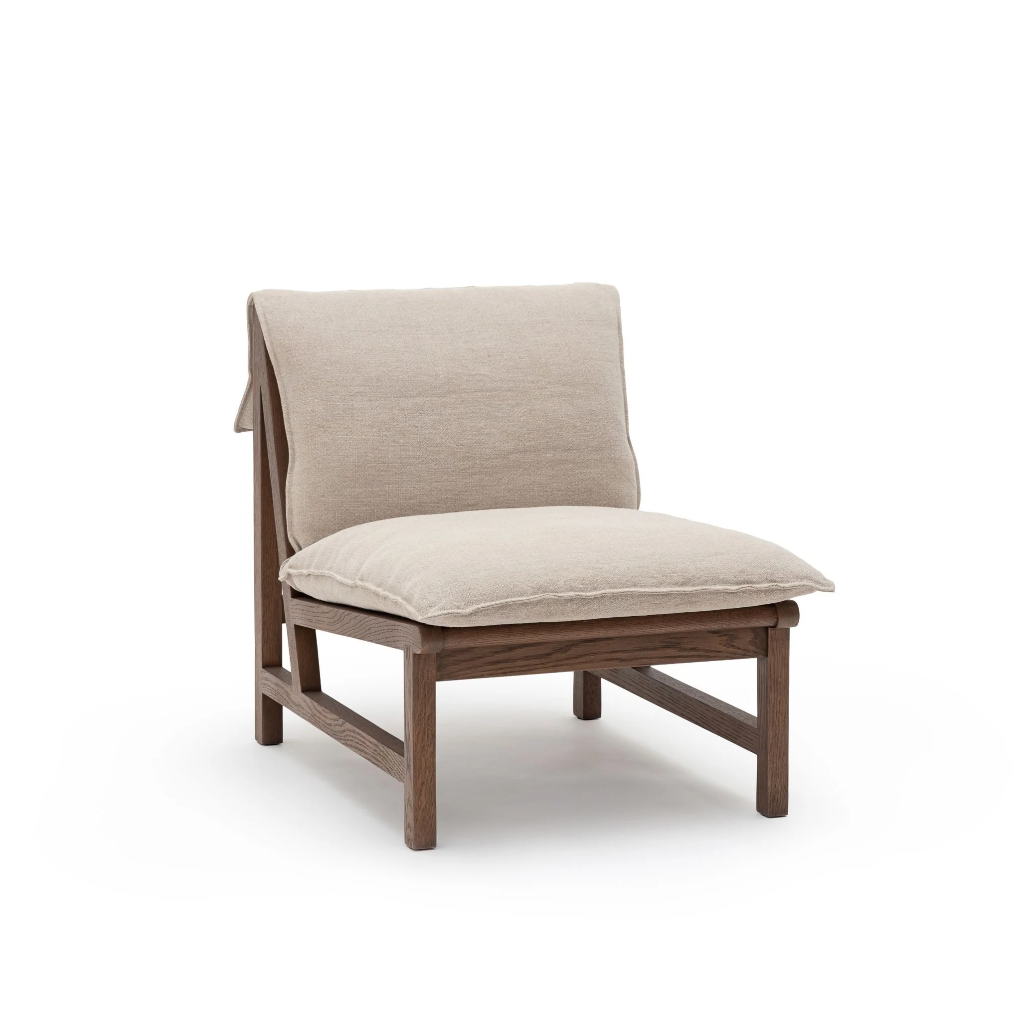 Cantaloupe Chair - Latte Oak & Calvados Jute - Image 3