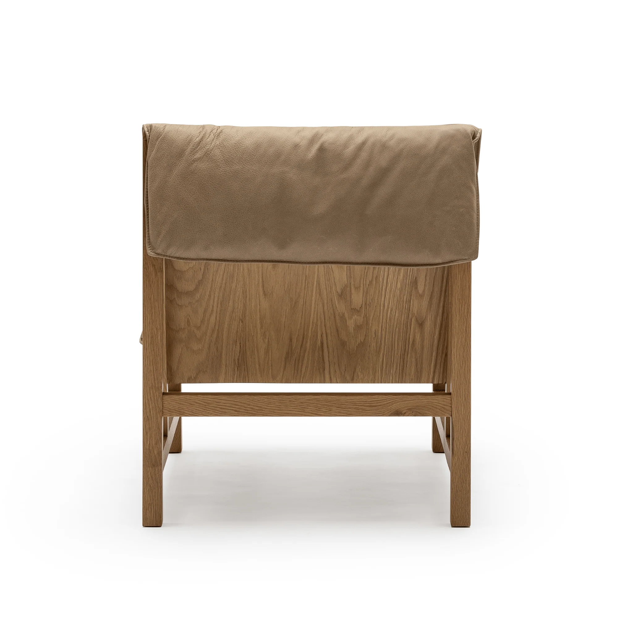 Cantaloupe Chair - Light Oak & Arena Leather - Image 6