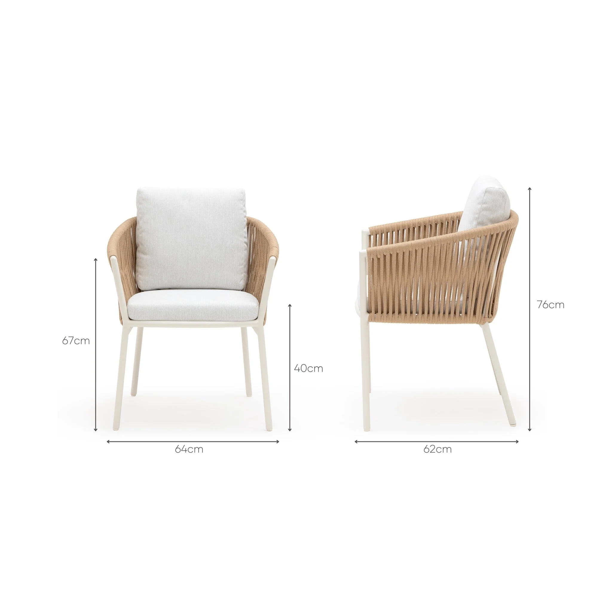 Cascade Dining Chair - Shell - Image 12
