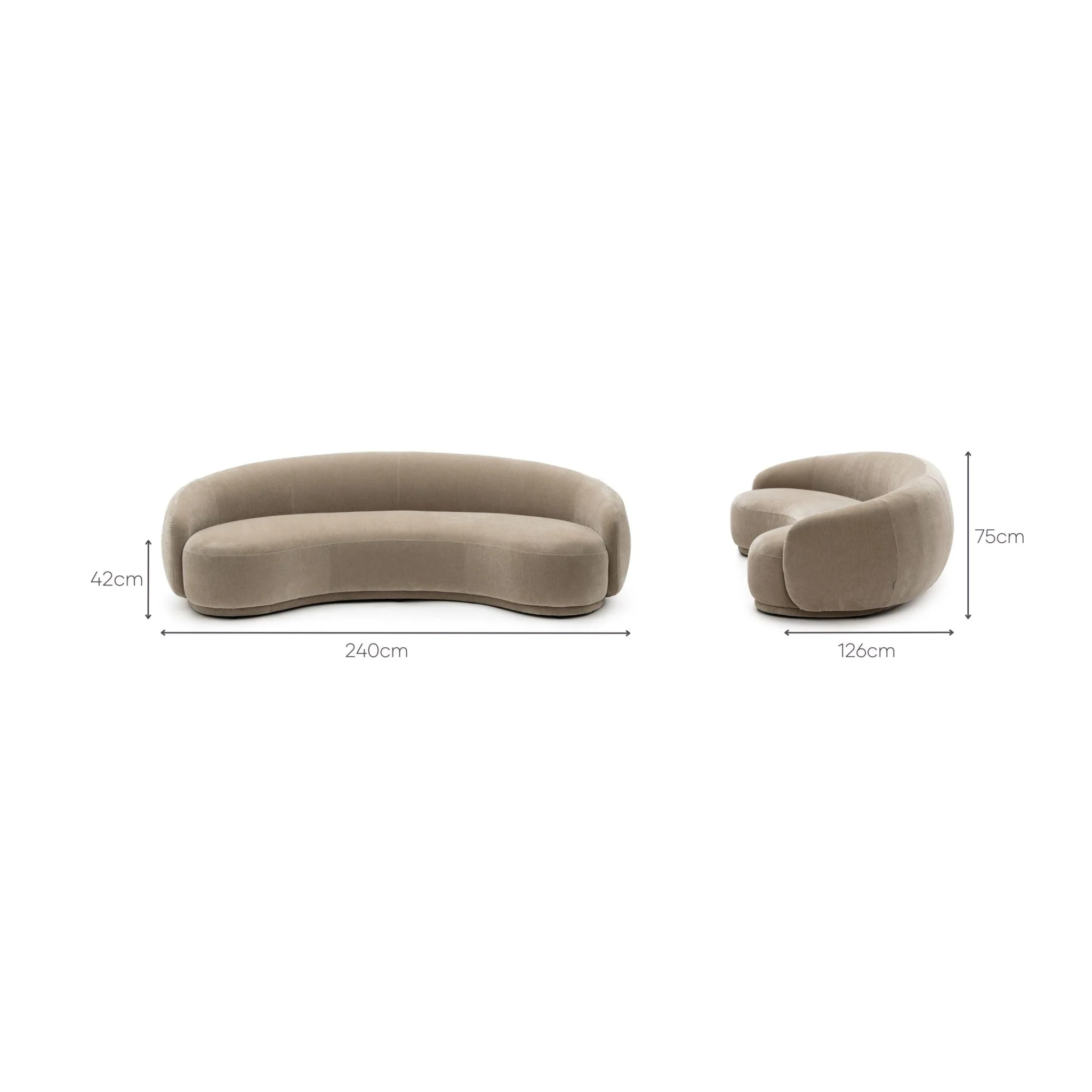 Cashew Sofa - Latte - Image 13