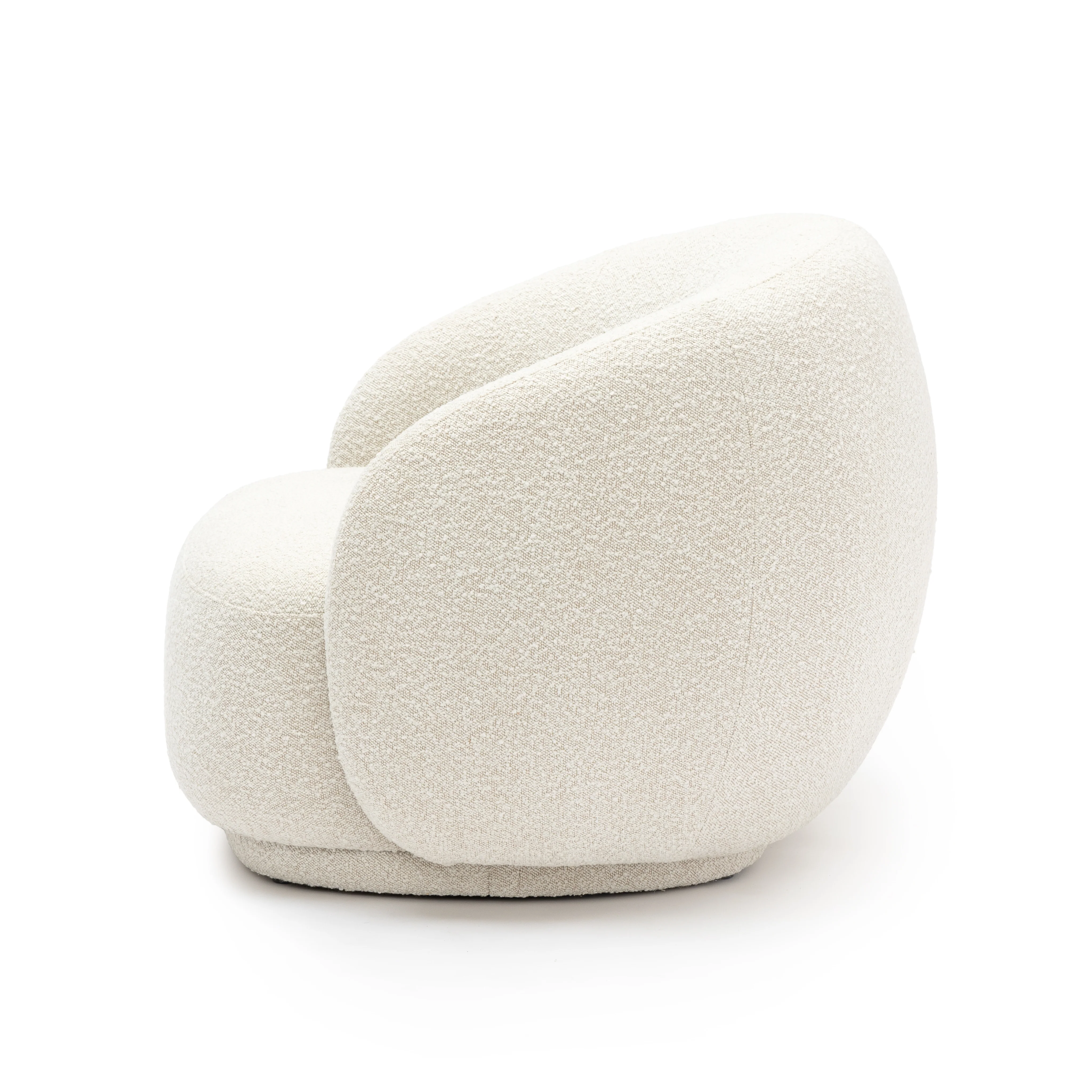 Cashew Armchair - Ivory Boucle - Image 3