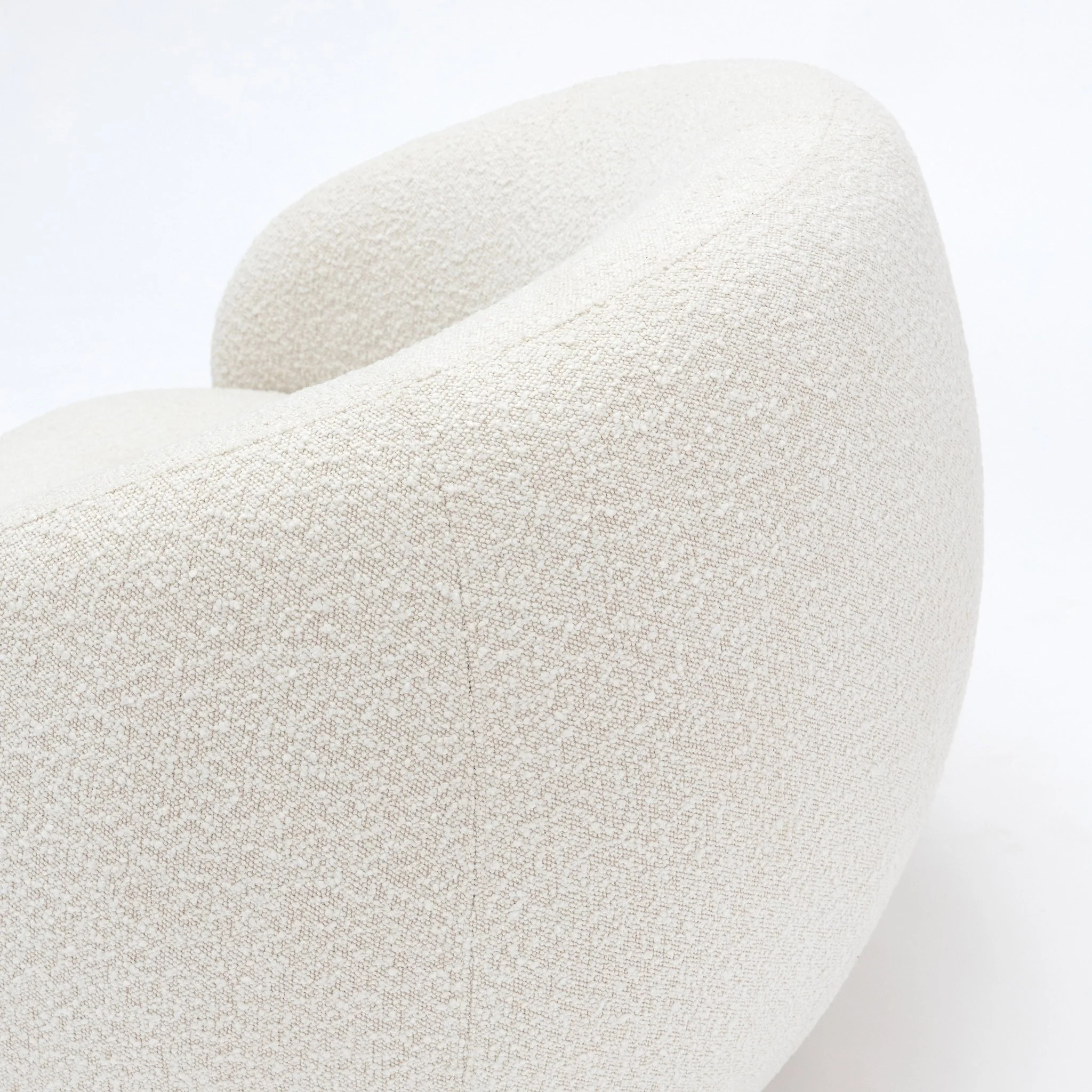 Cashew Armchair - Ivory Boucle - Image 7